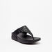 Le Confort Quilted Slip-On Sandals-Women%27s Flat Sandals-thumbnail-1