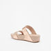 Le Confort Glitter Textured Slip-On Flatform Heeled Sandals-Women%27s Heel Sandals-thumbnail-2