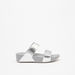 Le Confort Glitter Textured Slip-On Flatform Heeled Sandals-Women%27s Heel Sandals-thumbnail-3