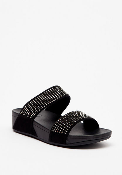 Le Confort Embellished Slip-On Sandals-Women%27s Flat Sandals-image-1