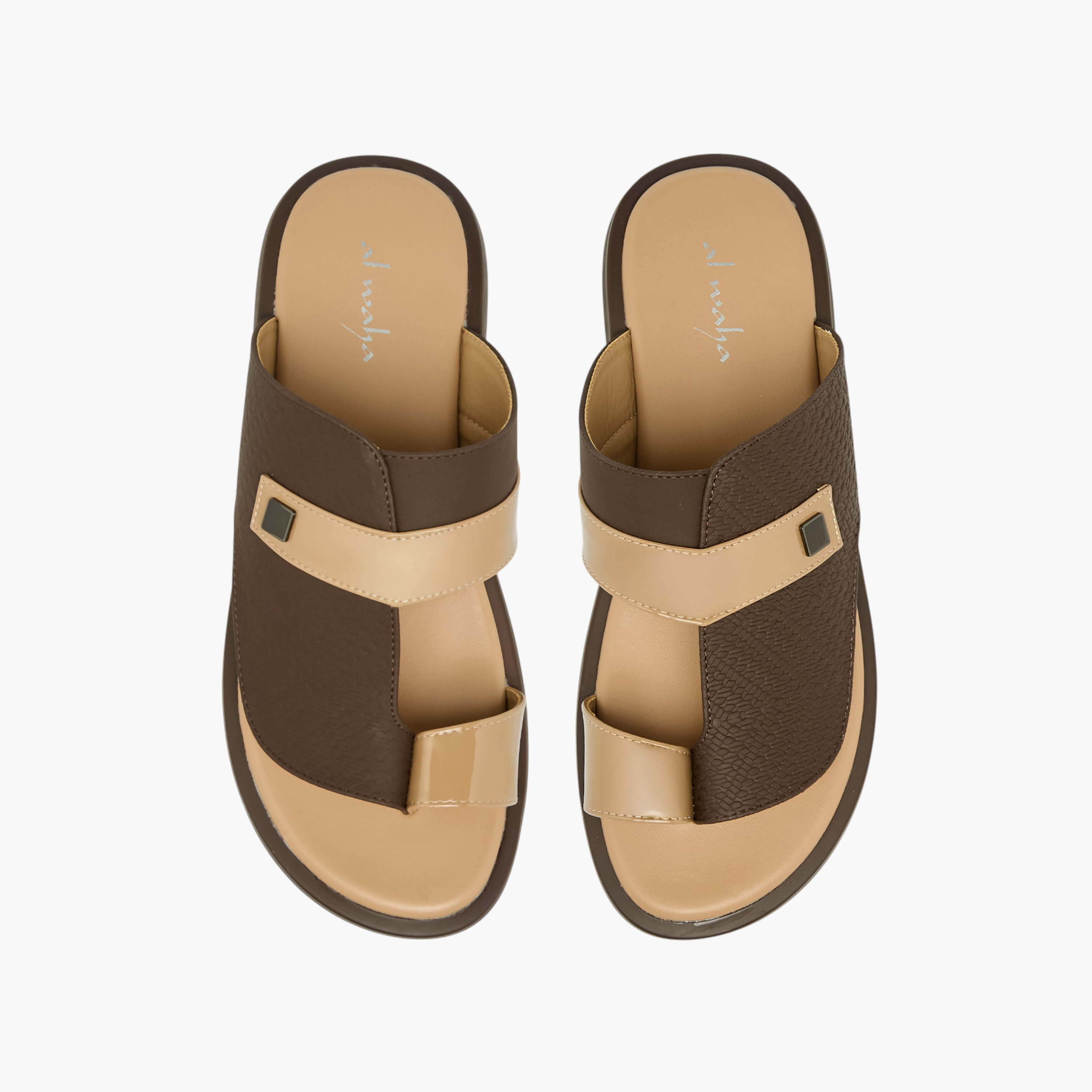 صندل عربي بحلقة إصبع للرجال من الواحة-men-shoes-sandals-image-1