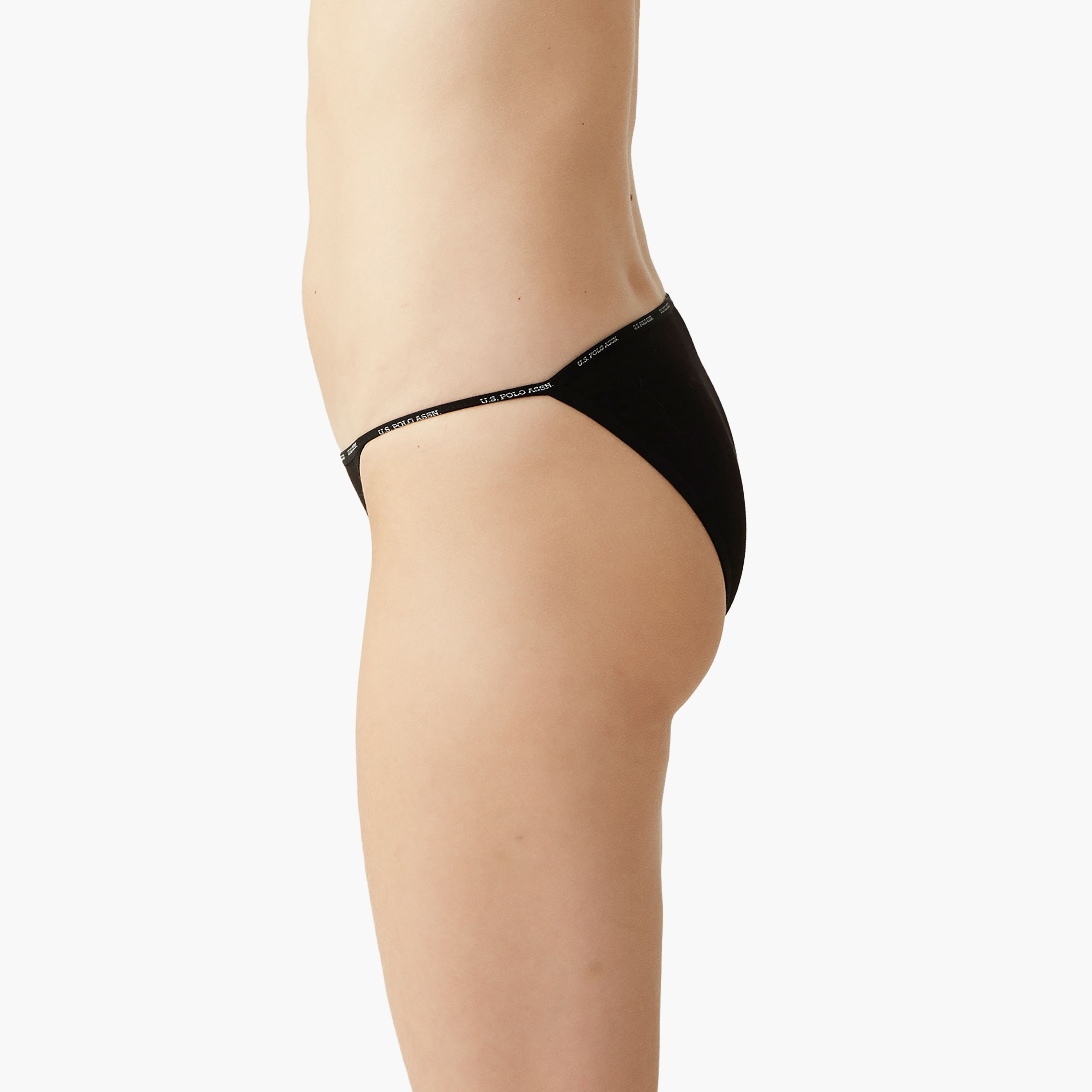 مجموعة من 5 قطع بكيني متعددة الألوان من يو اس بولو أسسن للنساء-women-clothing-lingerie-panties-image-10