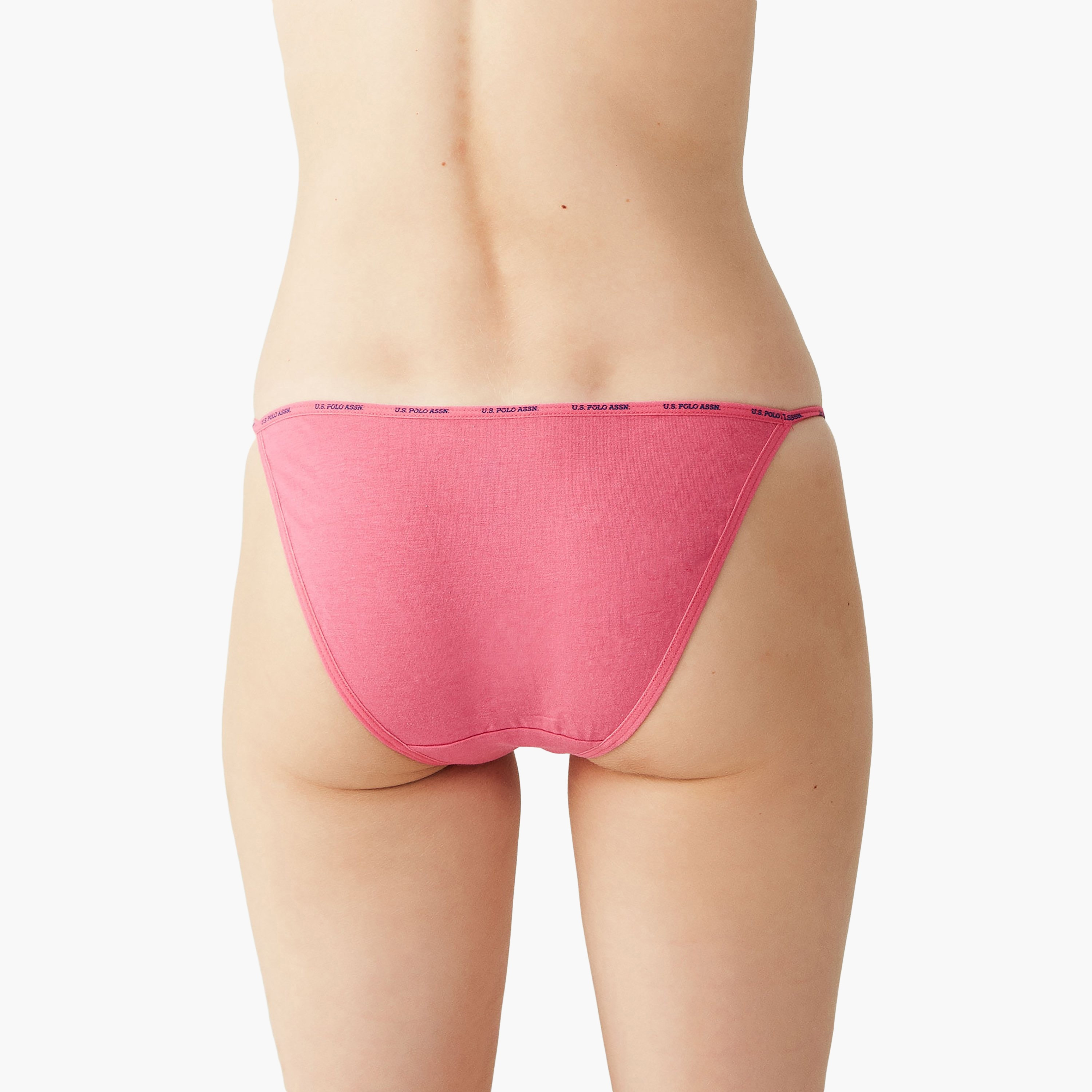 مجموعة من 5 قطع بكيني متعددة الألوان من يو اس بولو أسسن للنساء-women-clothing-lingerie-panties-image-6