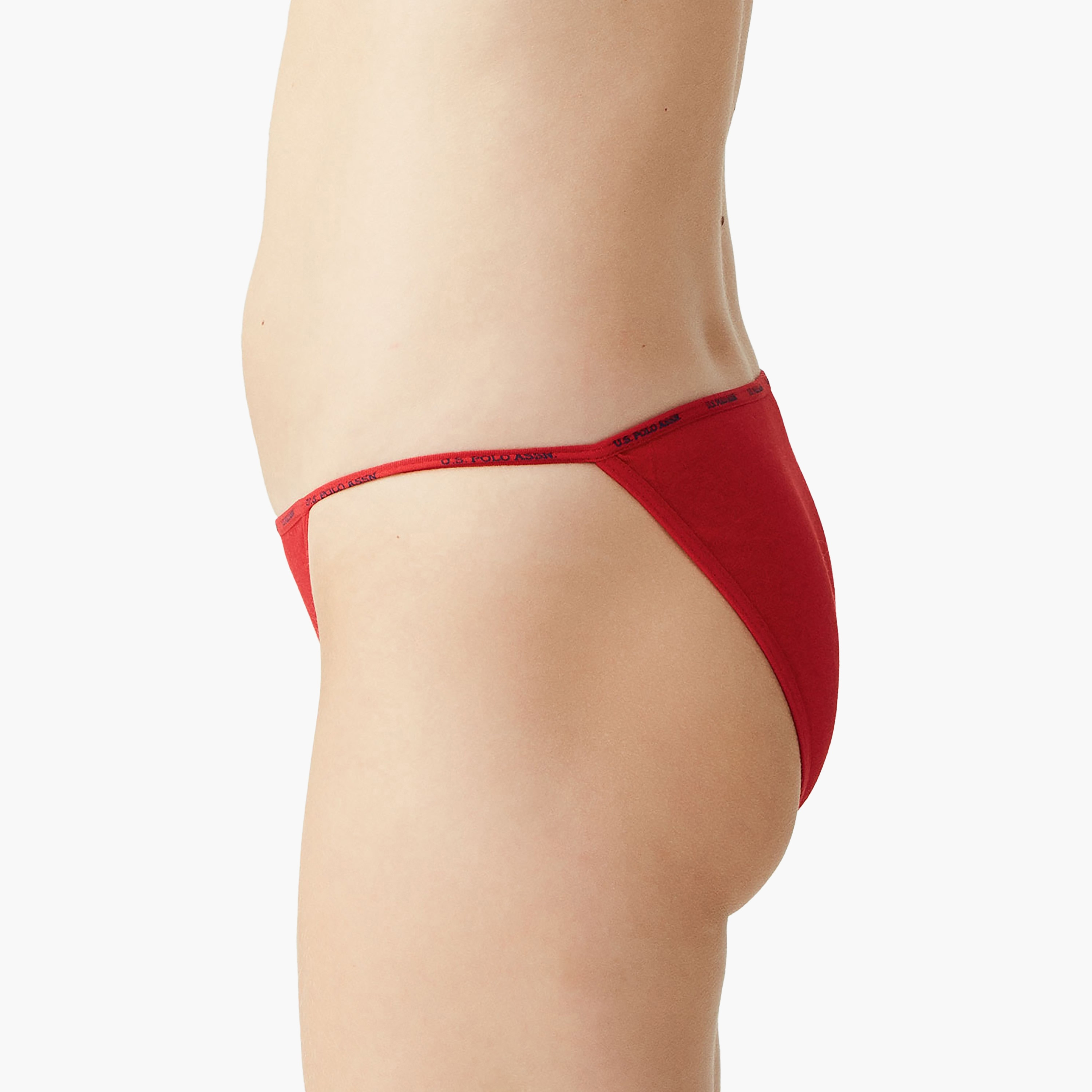 مجموعة من 5 قطع بكيني متعددة الألوان من يو اس بولو أسسن للنساء-women-clothing-lingerie-panties-image-25