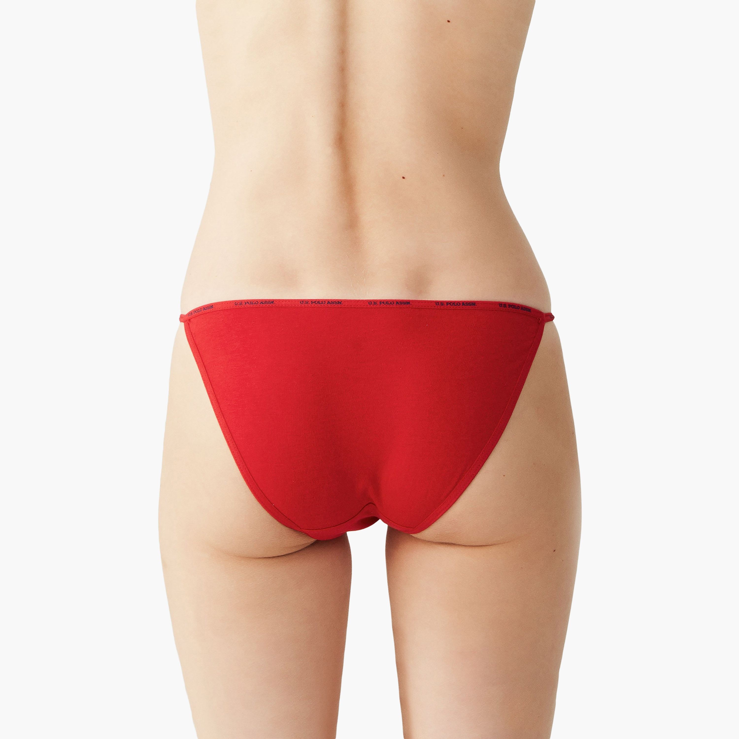 مجموعة من 5 قطع بكيني متعددة الألوان من يو اس بولو أسسن للنساء-women-clothing-lingerie-panties-image-20
