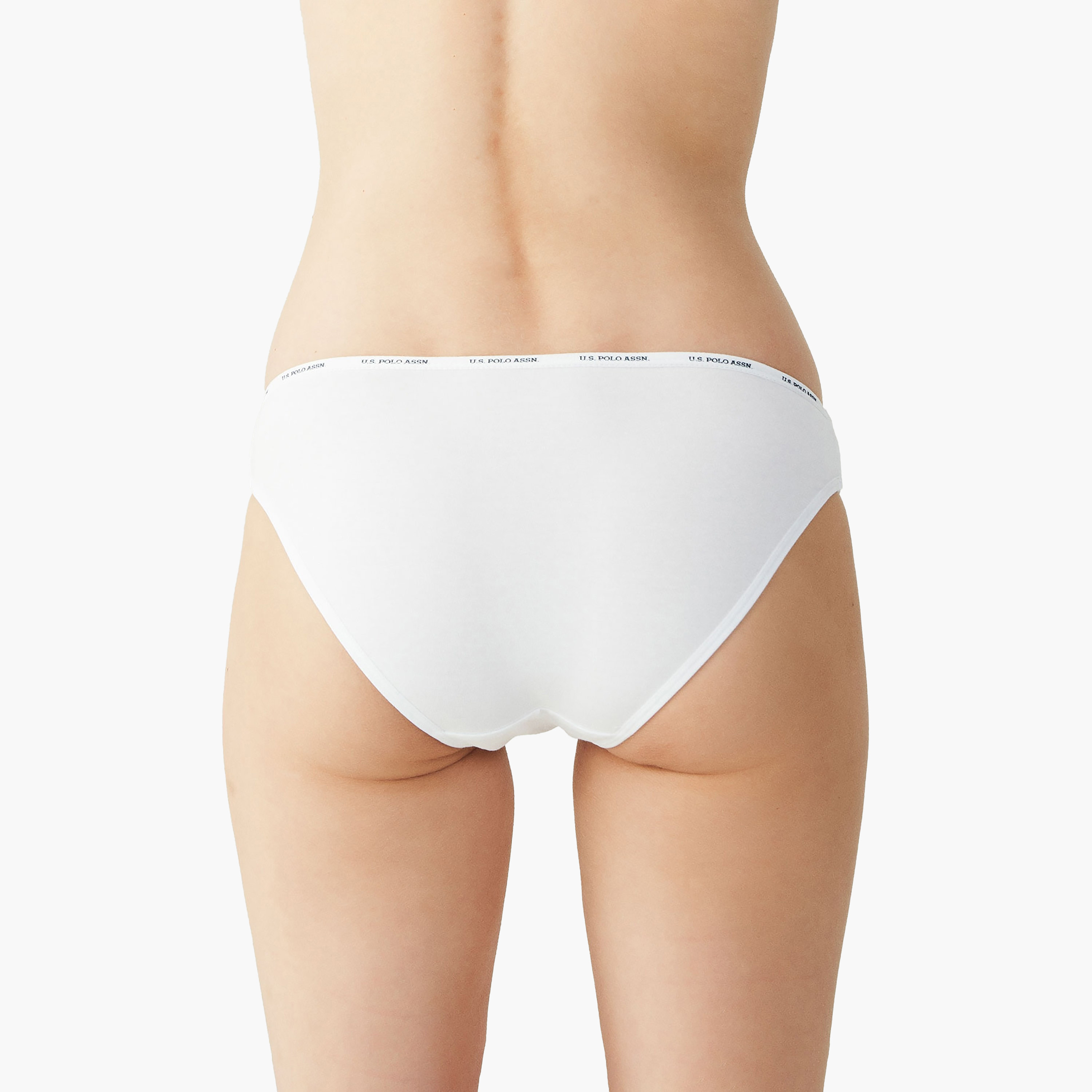 مجموعة من 5 سراويل داخلية نسائية متعددة الألوان من يو اس بولو أسسن-women-clothing-lingerie-panties-image-10