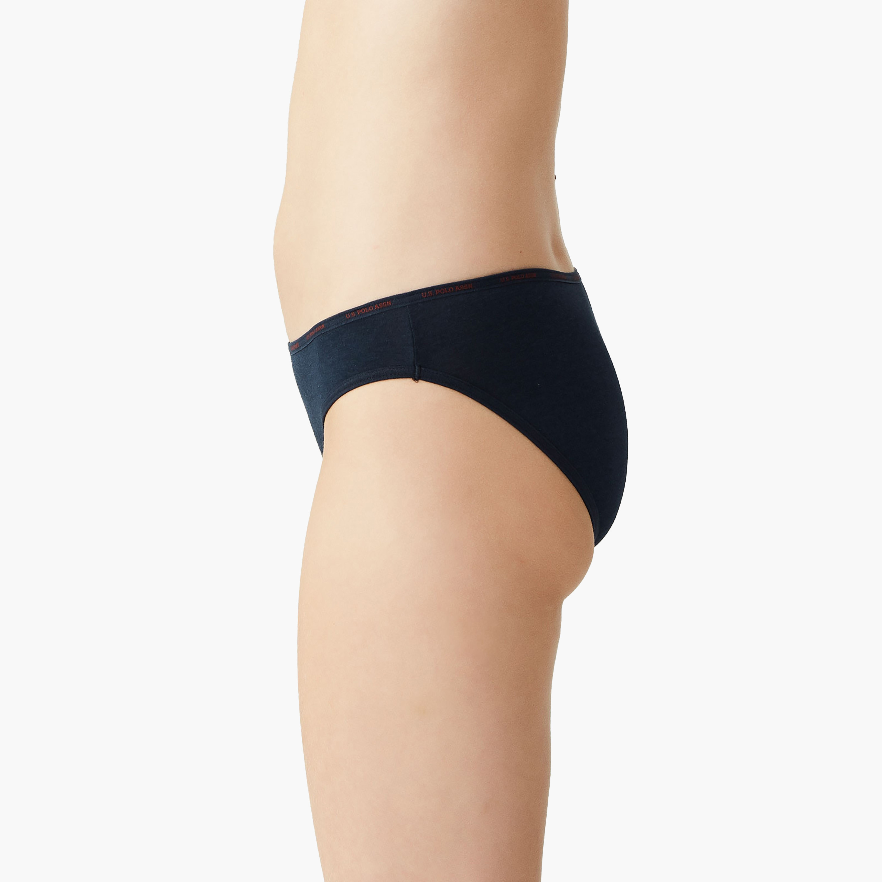 مجموعة من 5 سراويل داخلية نسائية متعددة الألوان من يو اس بولو أسسن-women-clothing-lingerie-panties-image-11