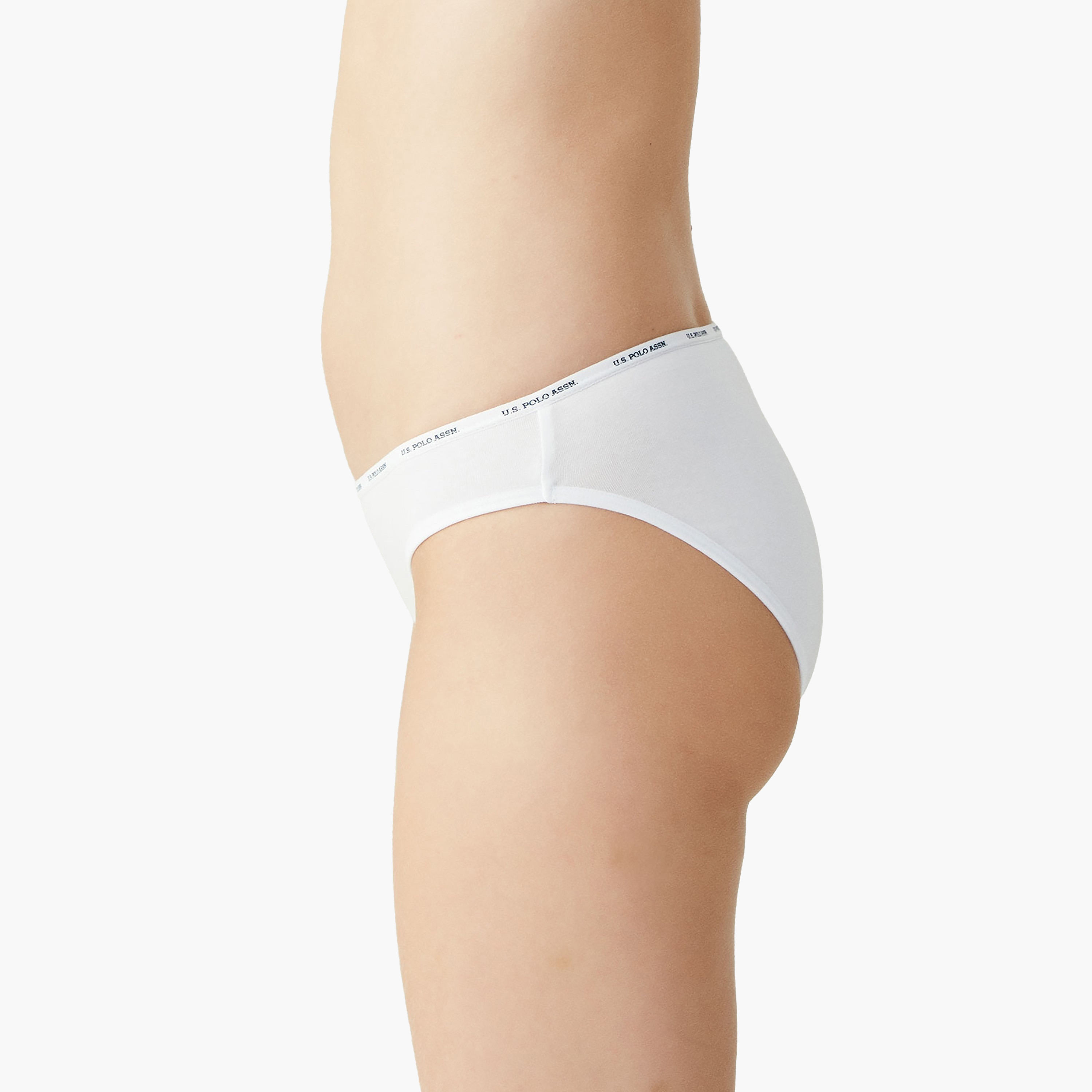 مجموعة من 5 سراويل داخلية نسائية متعددة الألوان من يو اس بولو أسسن-women-clothing-lingerie-panties-image-15