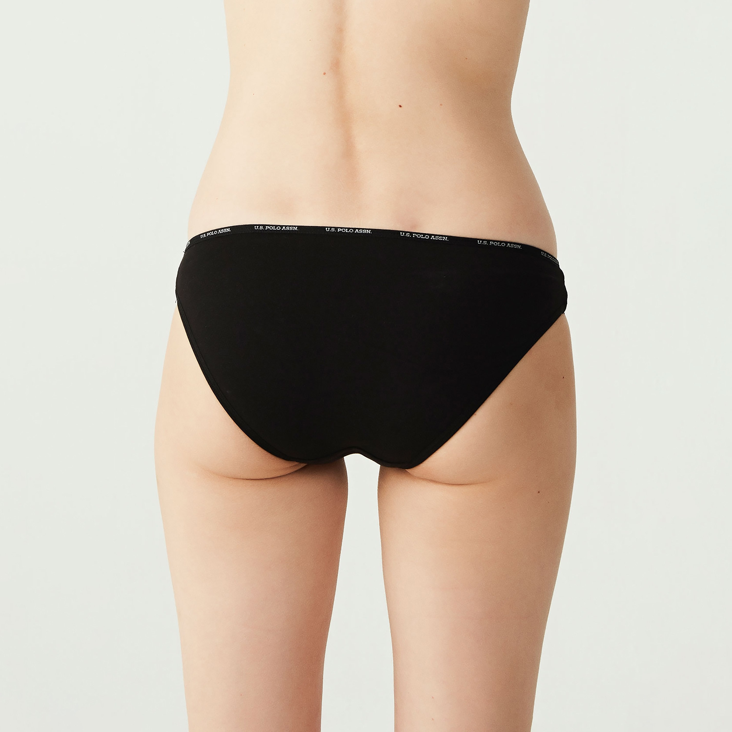 مجموعة من 5 سراويل داخلية نسائية متعددة الألوان من يو اس بولو أسسن-women-clothing-lingerie-panties-image-29