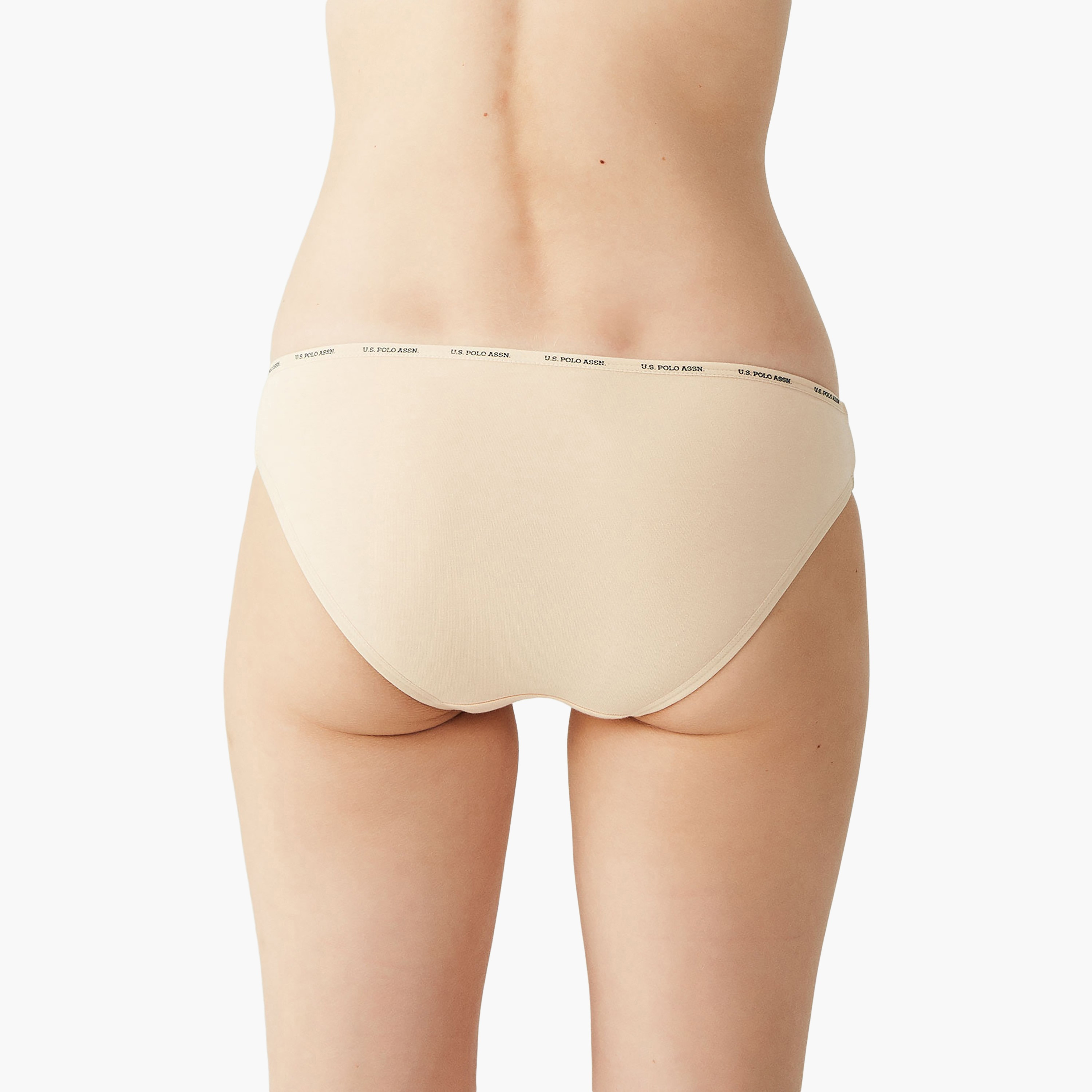 مجموعة من 5 سراويل داخلية نسائية متعددة الألوان من يو اس بولو أسسن-women-clothing-lingerie-panties-image-39