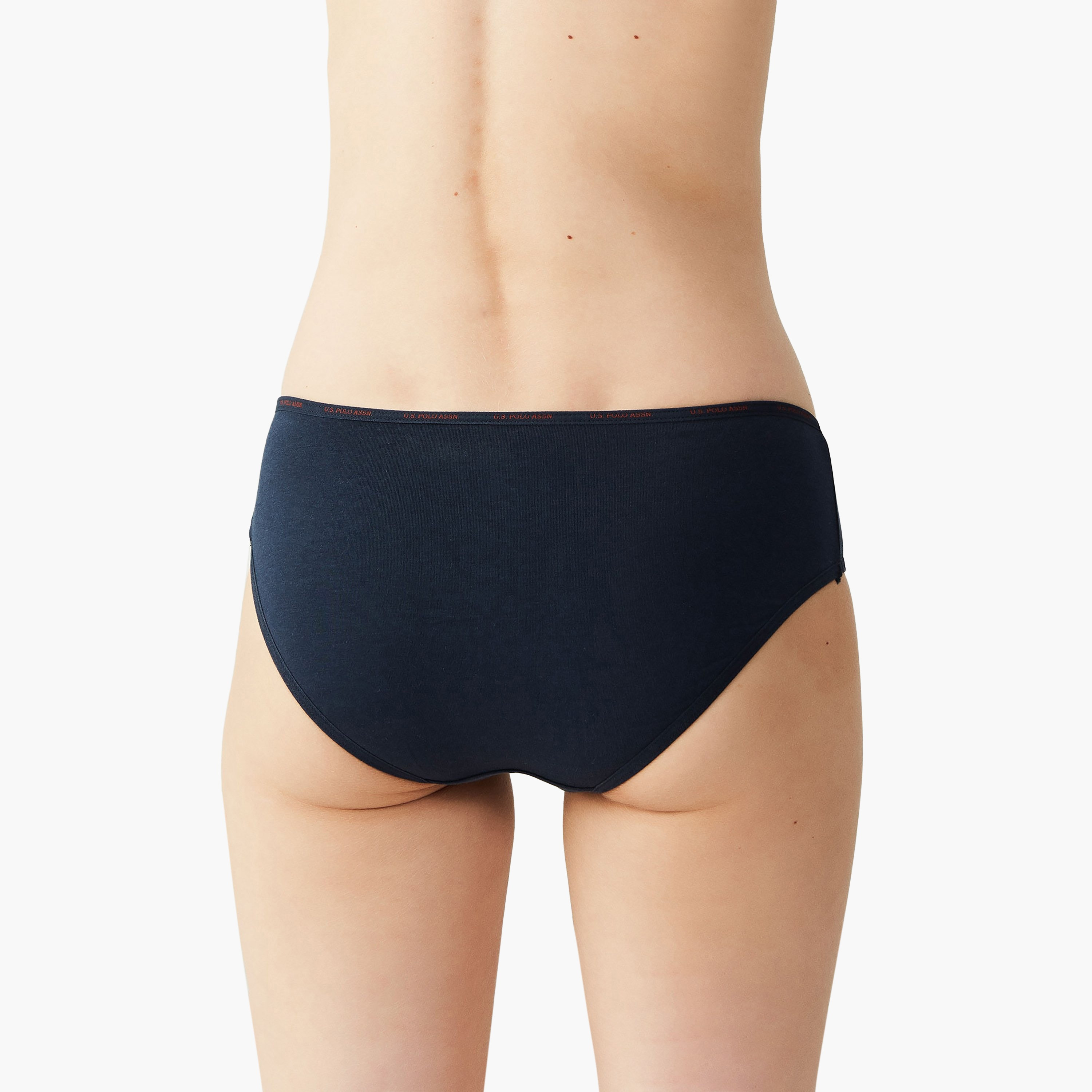 مجموعة من 5 سراويل داخلية نسائية متعددة الألوان من يو اس بولو أسسن-women-clothing-lingerie-panties-image-10