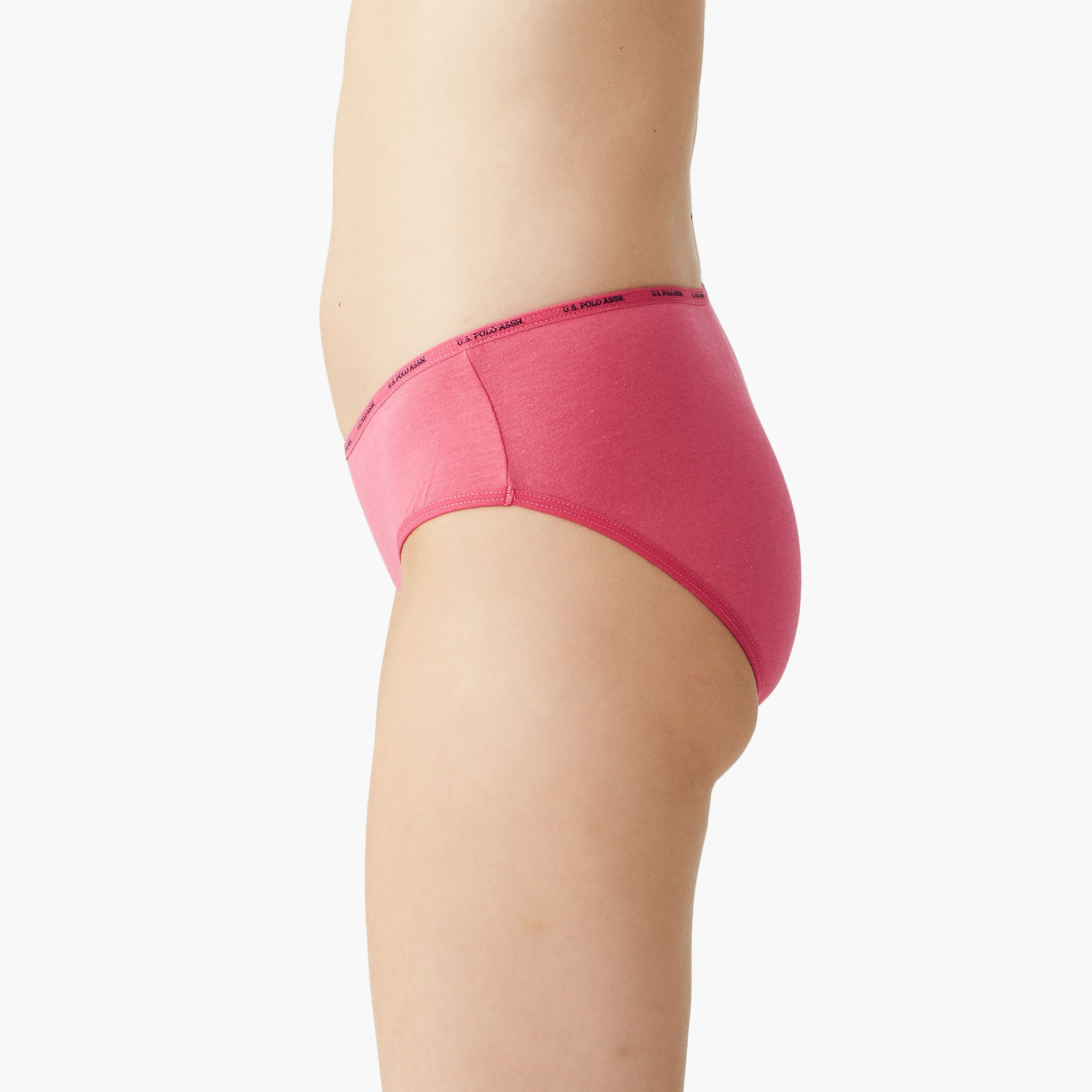 مجموعة من 5 سراويل داخلية نسائية متعددة الألوان من يو اس بولو أسسن-women-clothing-lingerie-panties-image-15