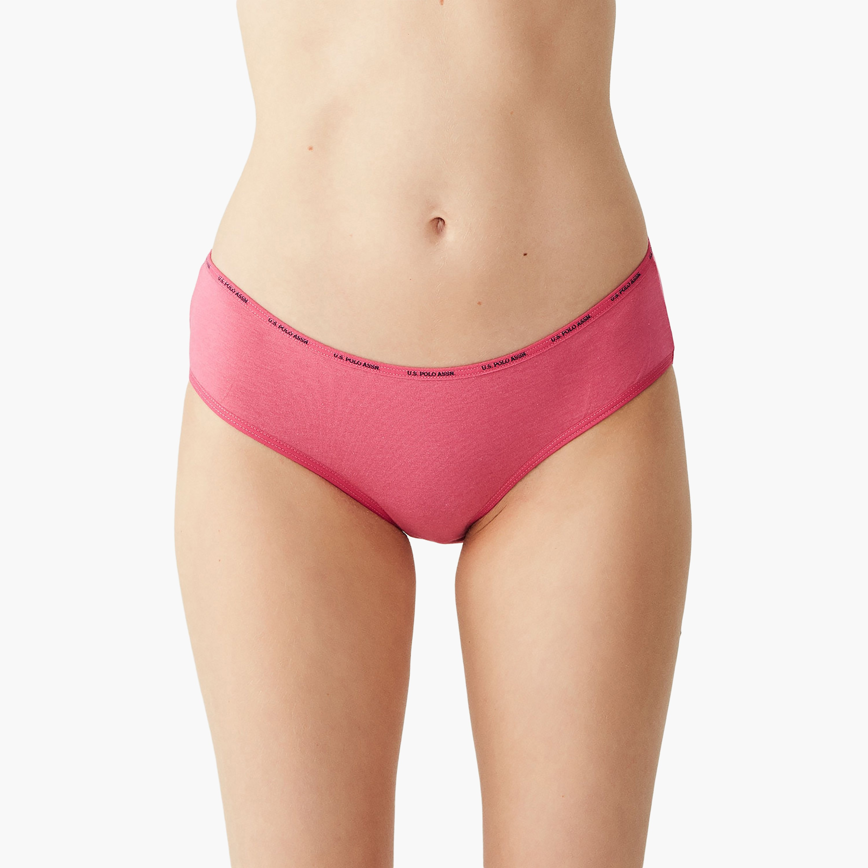 U.S. Polo Assn. Pack of 5 Brief Multicolour Women's Panty-women-clothing-lingerie-panties-image-2