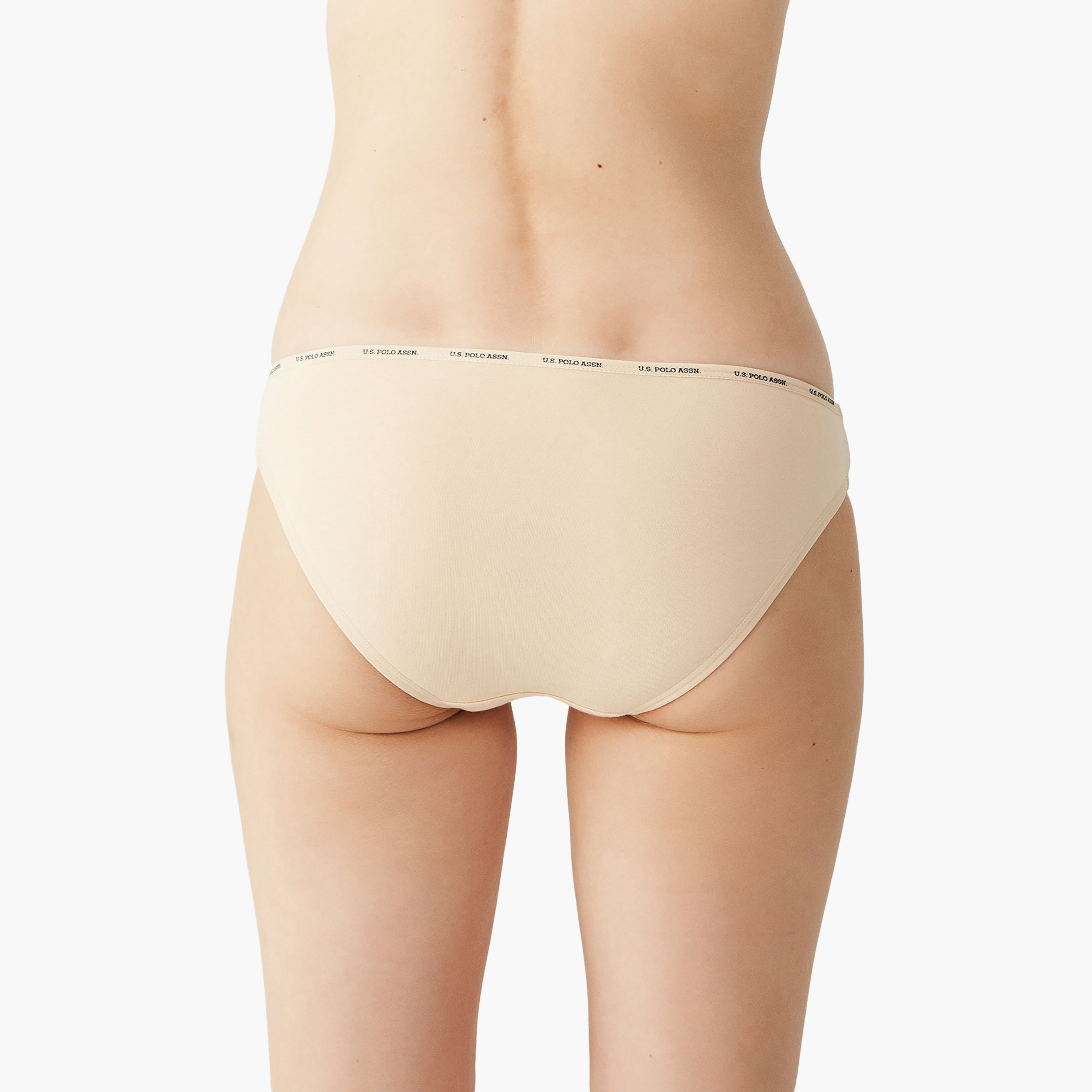 مجموعة من 5 سراويل داخلية نسائية متعددة الألوان من يو اس بولو أسسن-women-clothing-lingerie-panties-image-23