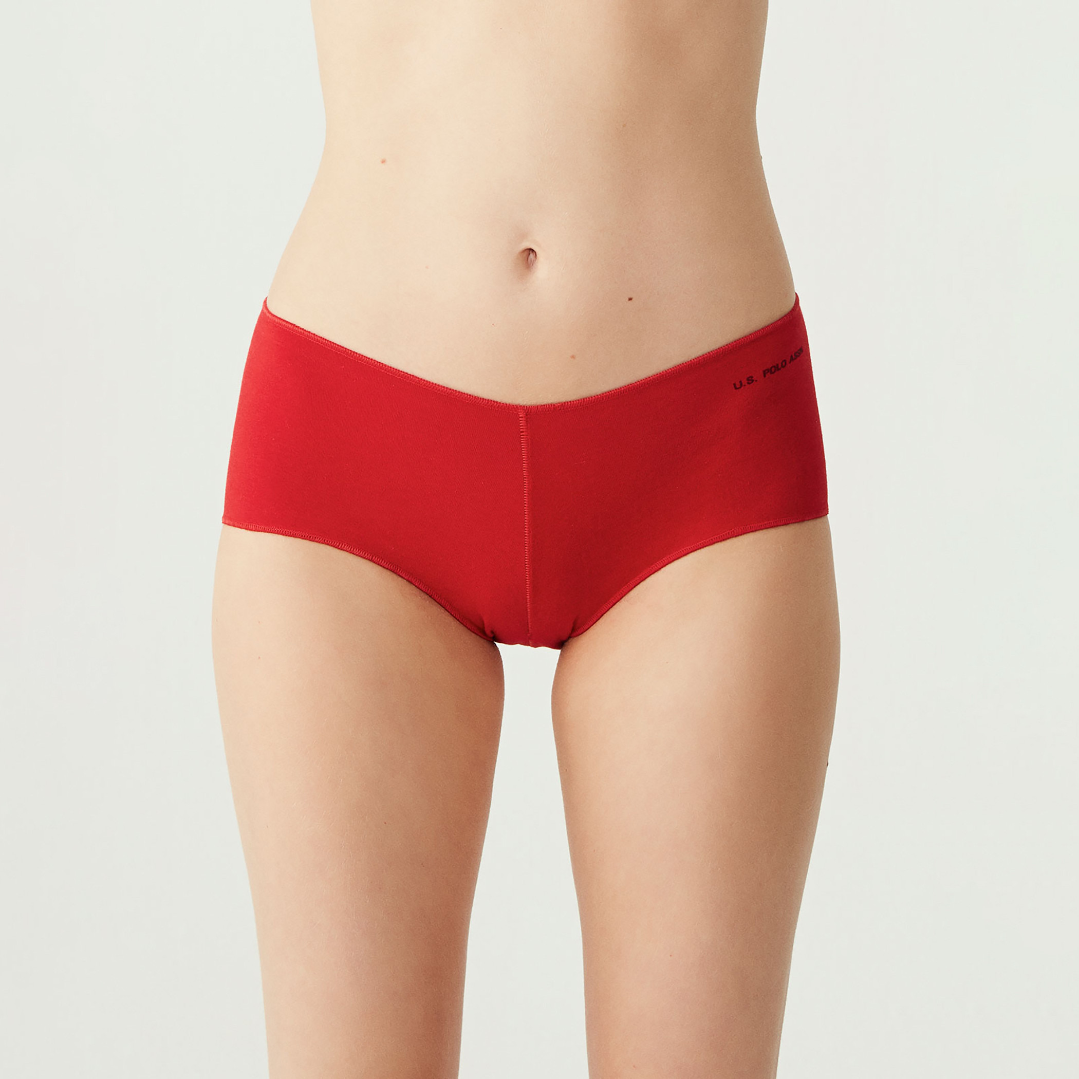 Pack of 5 U.S. Polo Assn. Women Multicolour Plain Boyshort Panties-women-clothing-lingerie-panties-image-5