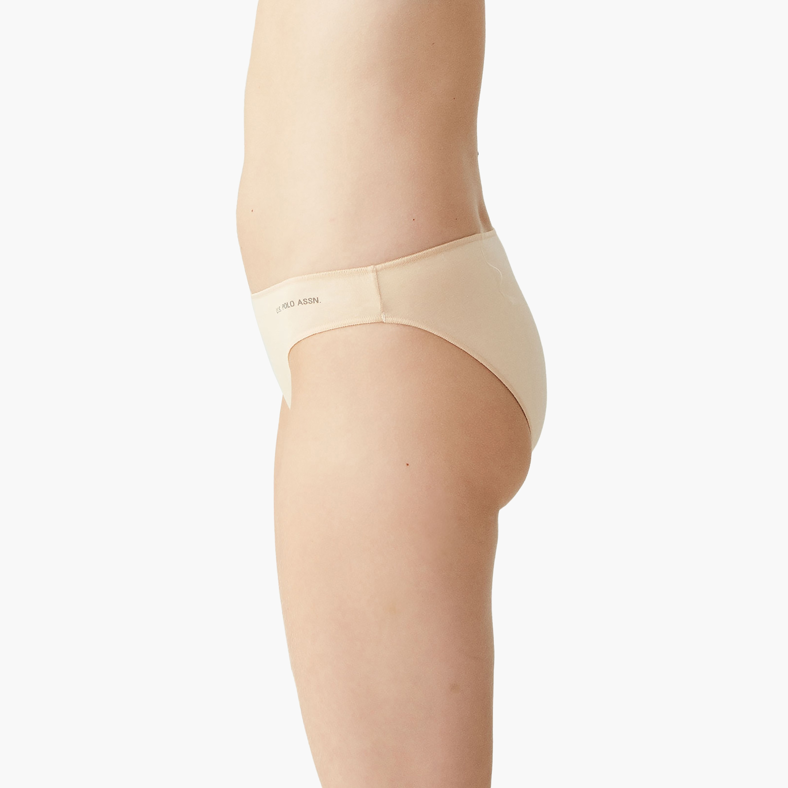 مجموعة من 5 سراويل داخلية نسائية متعددة الألوان من يو اس بولو أسسن-women-clothing-lingerie-panties-image-12