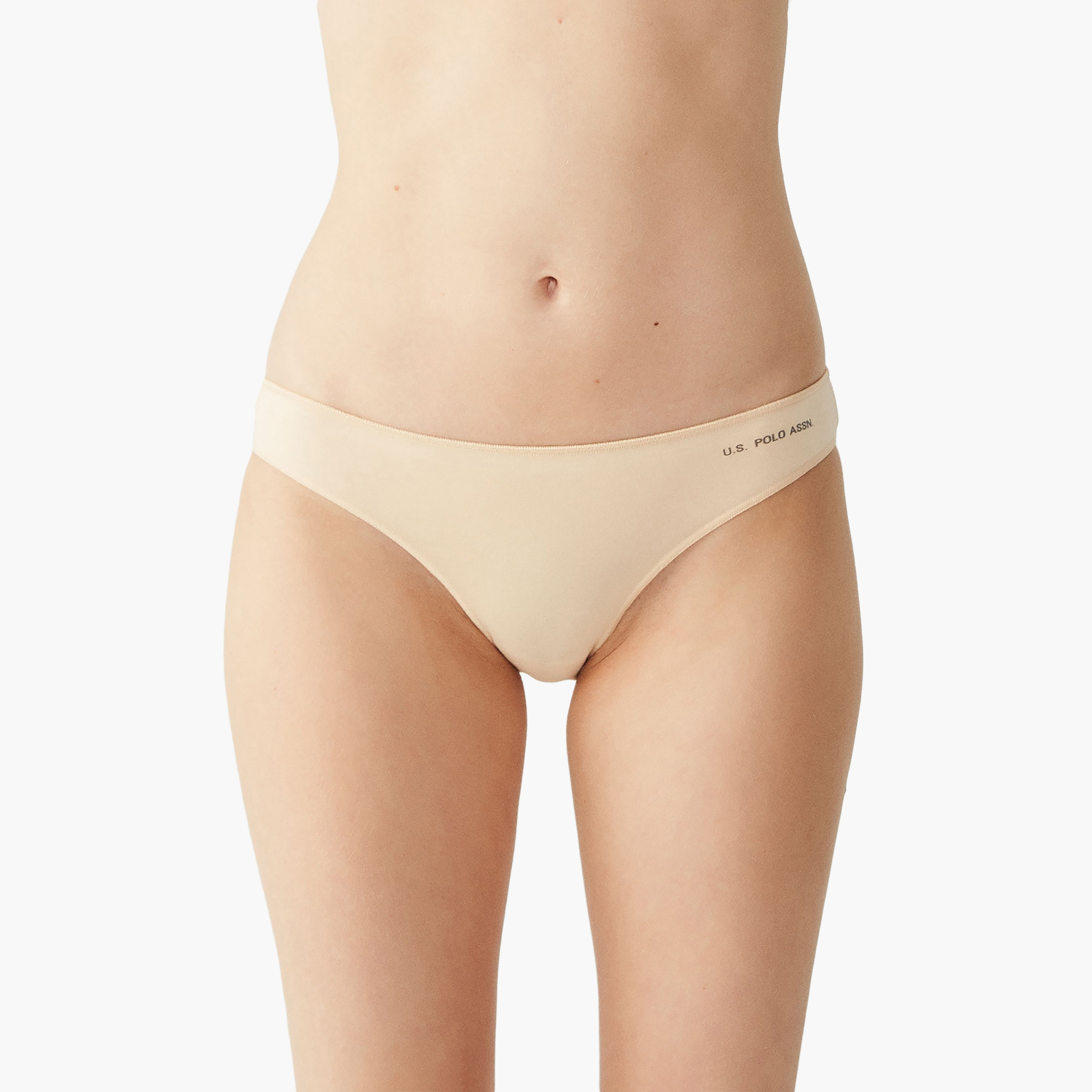 مجموعة من 5 سراويل داخلية نسائية متعددة الألوان من يو اس بولو أسسن-women-clothing-lingerie-panties-image-2