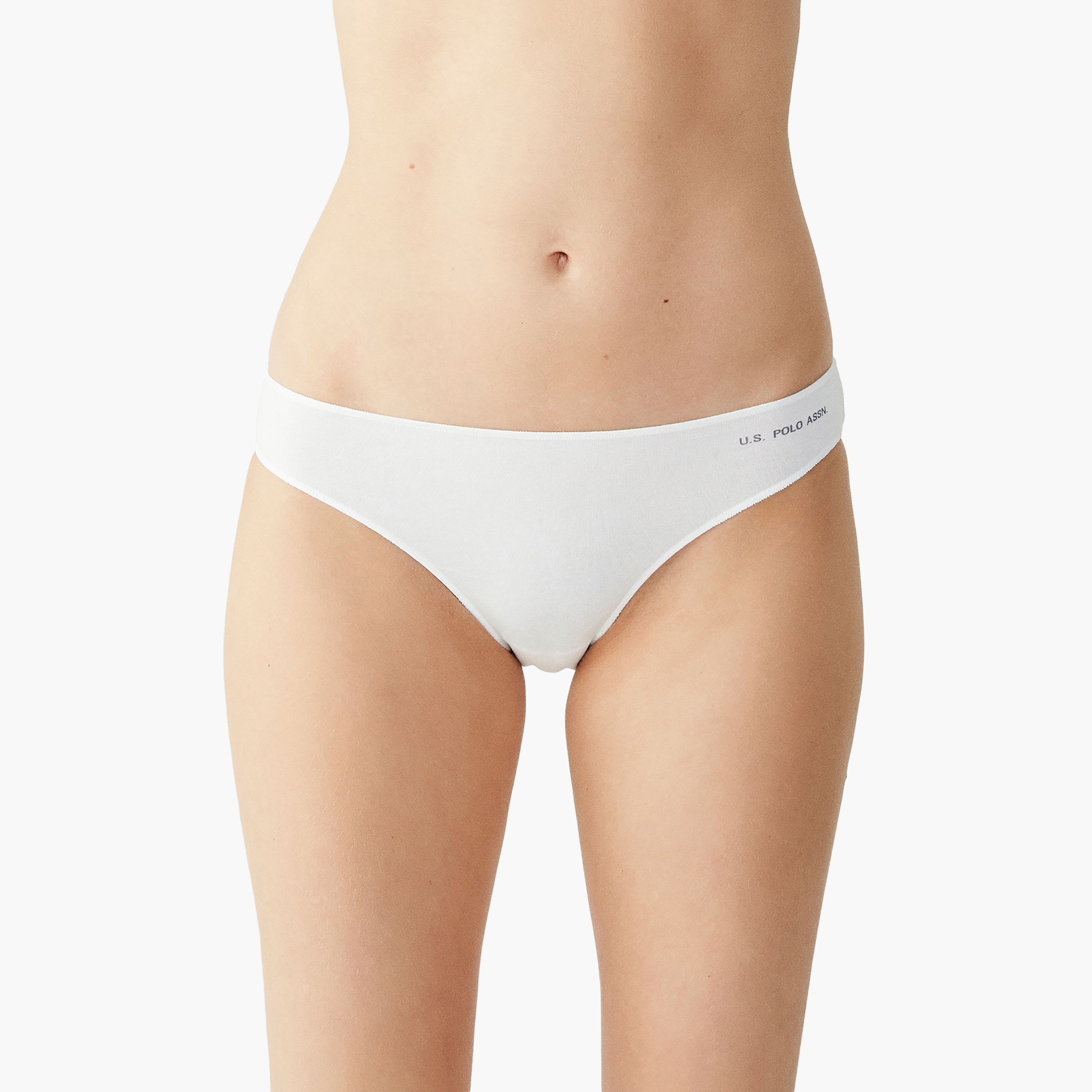 مجموعة من 5 سراويل داخلية نسائية متعددة الألوان من يو اس بولو أسسن-women-clothing-lingerie-panties-image-3
