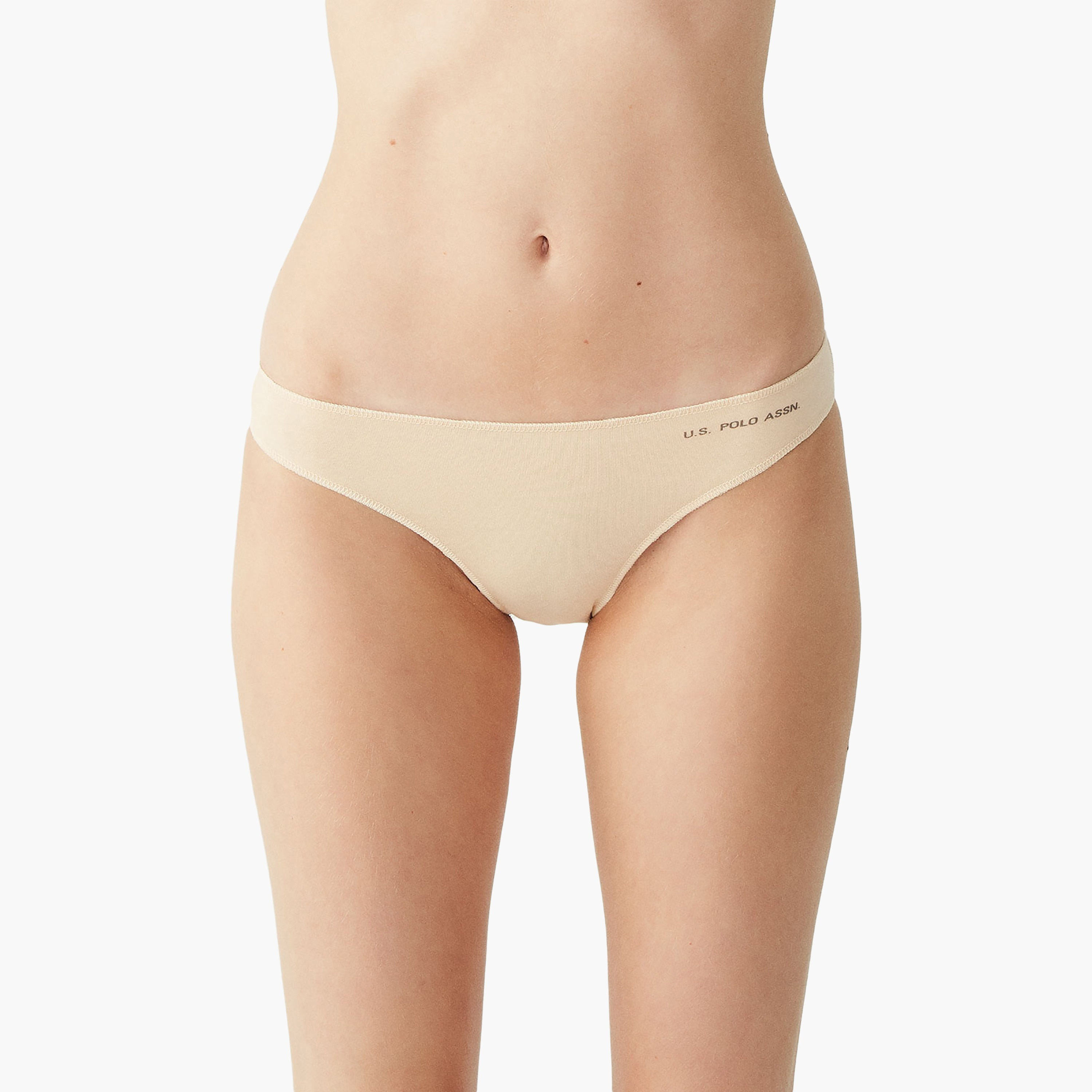 مجموعة من 5 سراويل داخلية نسائية متعددة الألوان من يو اس بولو أسسن-women-clothing-lingerie-panties-image-26