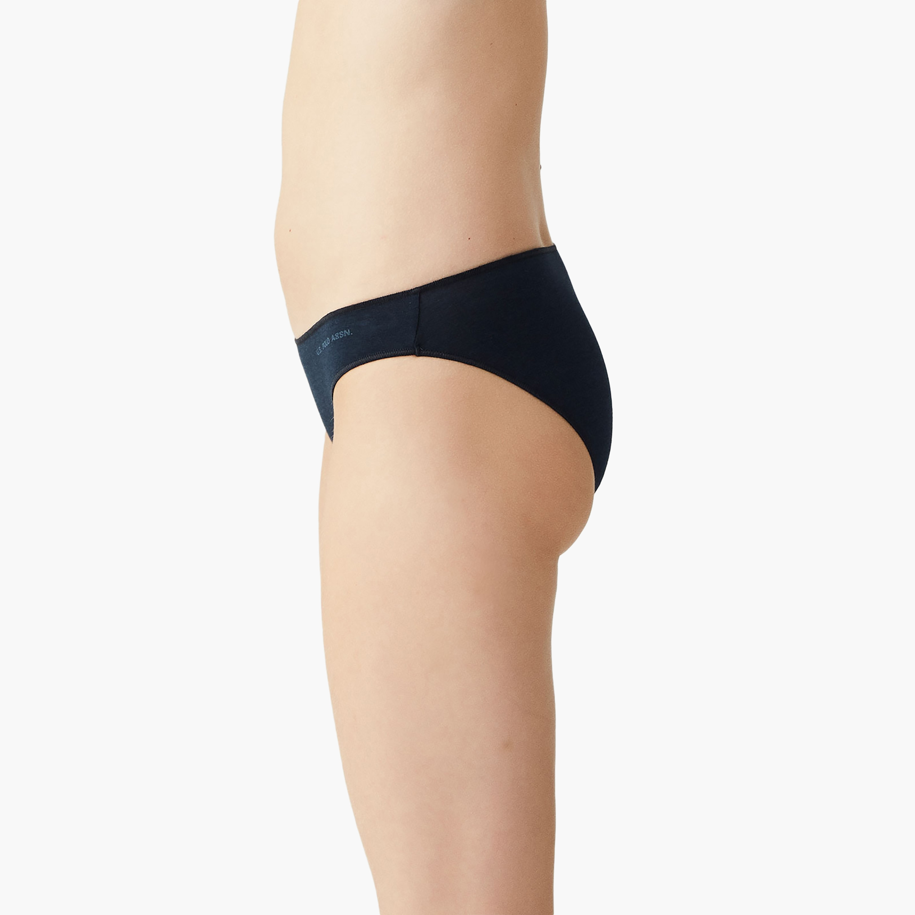 مجموعة من 5 سراويل داخلية نسائية متعددة الألوان من يو اس بولو أسسن-women-clothing-lingerie-panties-image-21