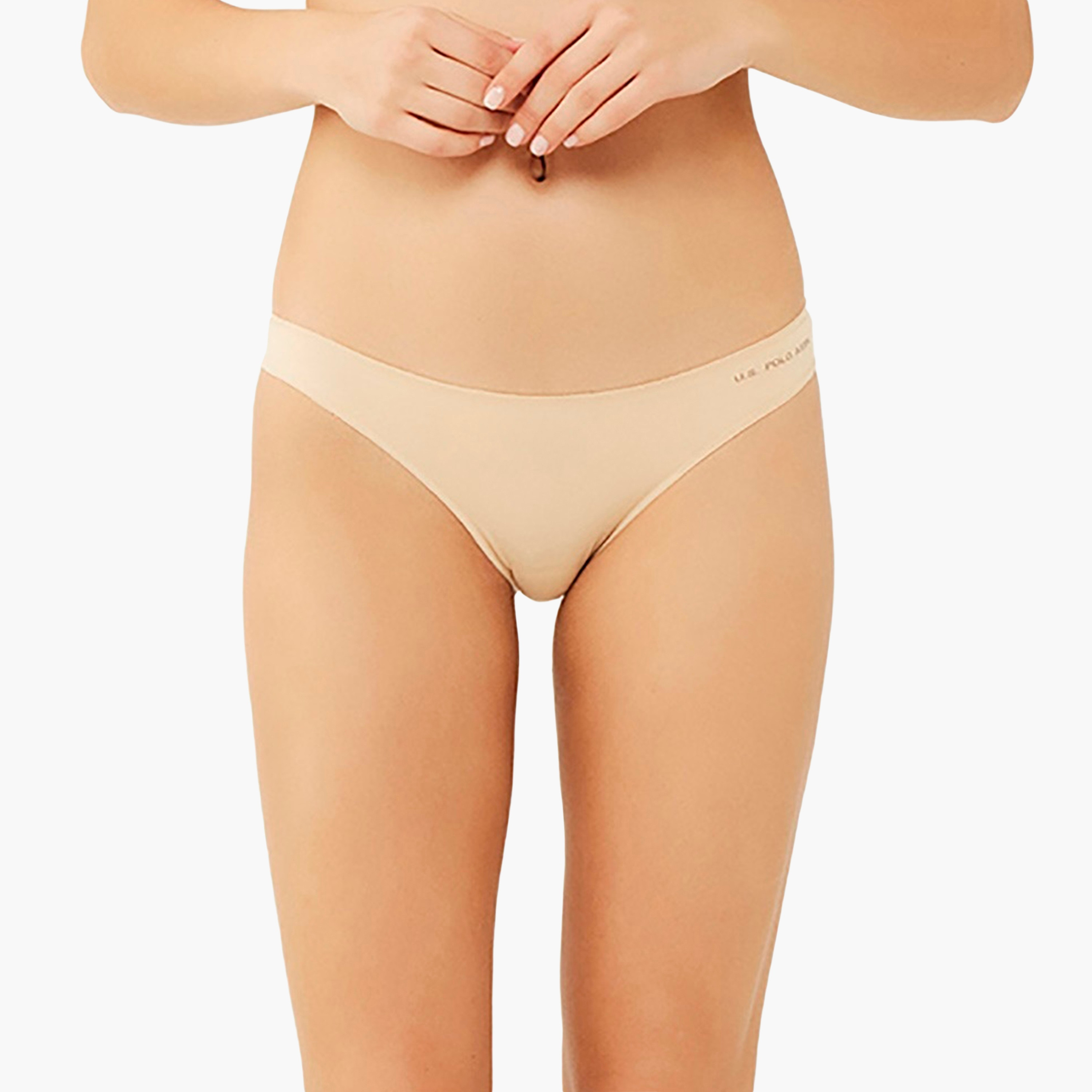مجموعة من 5 سراويل داخلية نسائية متعددة الألوان من يو اس بولو أسسن-women-clothing-lingerie-panties-image-47