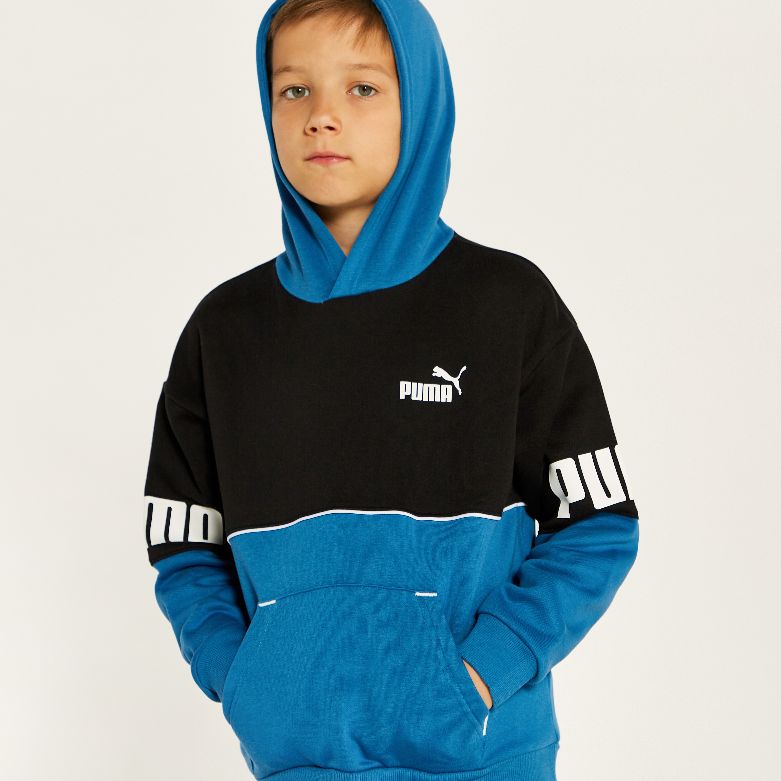 PUMA Colourblock Sweatshirt with Hood and Pockets-boys-clothing-winterwear-sweatshirts-image-3