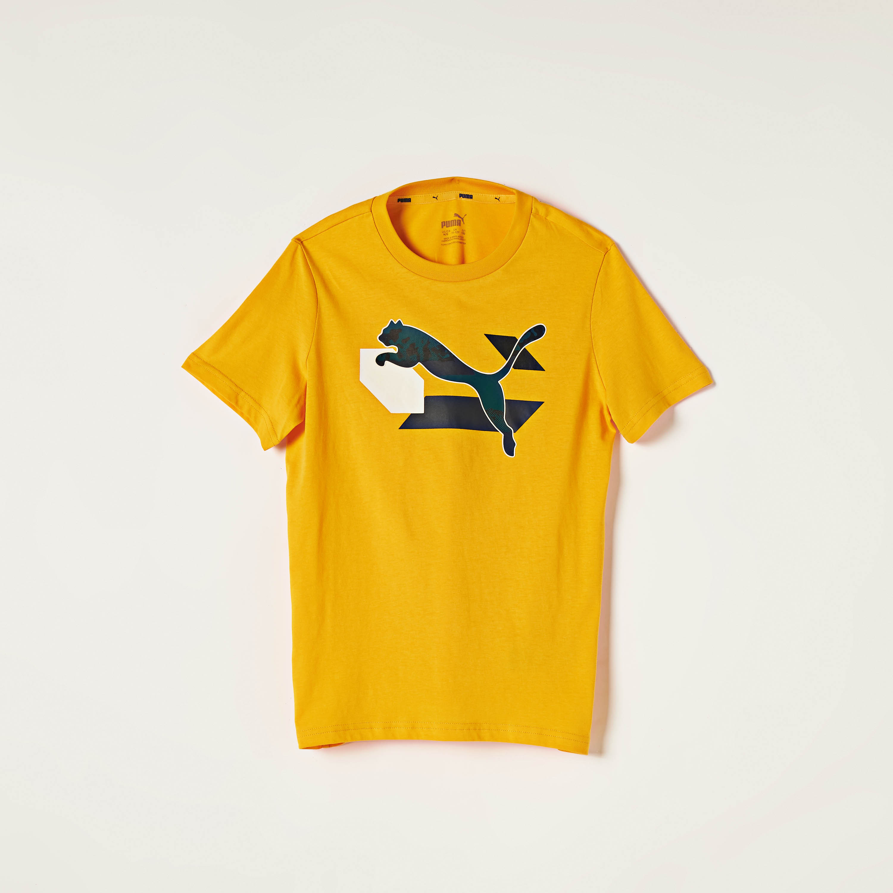 Puma t sales shirt yellow