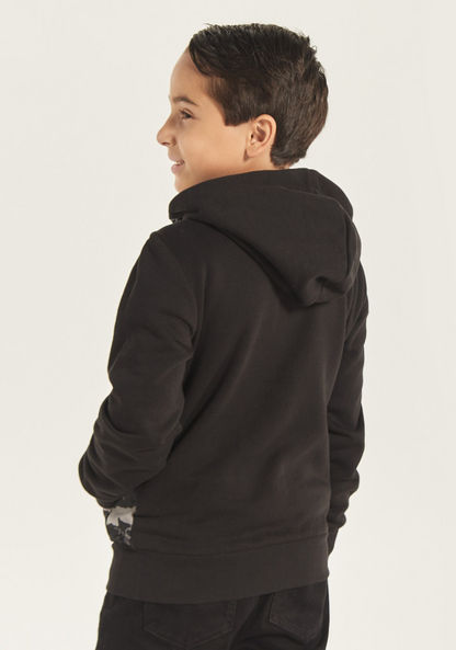 PUMA Printed Sweatshirt with Hood and Zip Closure-Tops-image-3