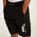 PUMA Logo Print Shorts with Drawstring Closure and Pockets-Shorts-thumbnail-2