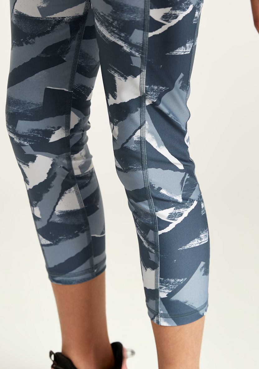 PUMA Printed Leggings with Elasticised Waistband-Leggings-image-2