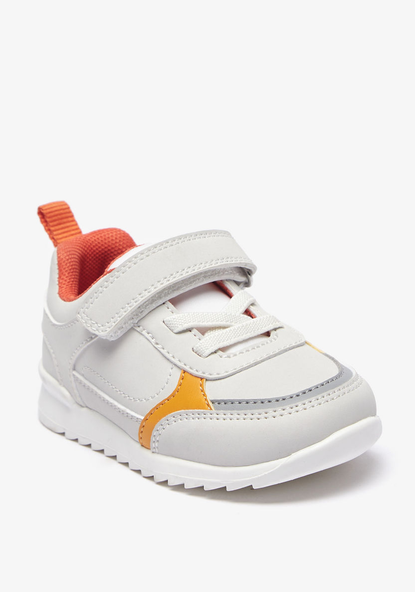 Barefeet Colourblocked Sneakers with Hook and Loop Closure-Boy%27s Sneakers-image-0