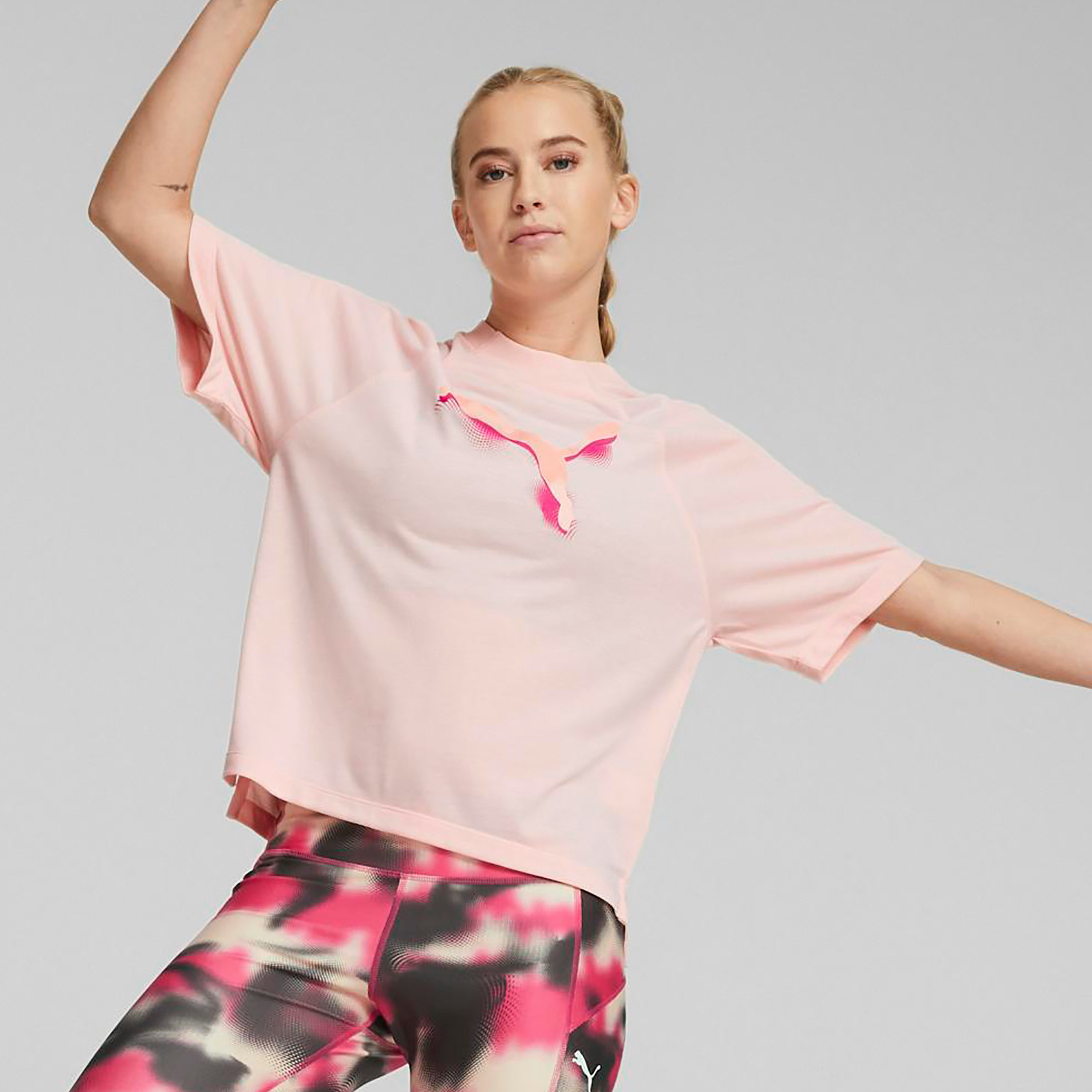 تي شيرت نسائي من بوما مودرن سبورتس مع كبير الحجم 67309602-sports-women-clothing-tshirtsandvests-image-6