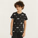 PUMA All-Over Print T-shirt with Short Sleeves-Tops-thumbnailMobile-0