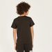 PUMA Logo Print Round Neck T-shirt with Short Sleeves-T Shirts-thumbnail-3