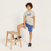 PUMA Logo Print Round Neck T-shirt with Short Sleeves-T Shirts-thumbnailMobile-1