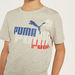 PUMA Logo Print Round Neck T-shirt with Short Sleeves-T Shirts-thumbnail-2