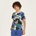 PUMA Printed Round Neck T-shirt with Short Sleeves-T Shirts-thumbnailMobile-0