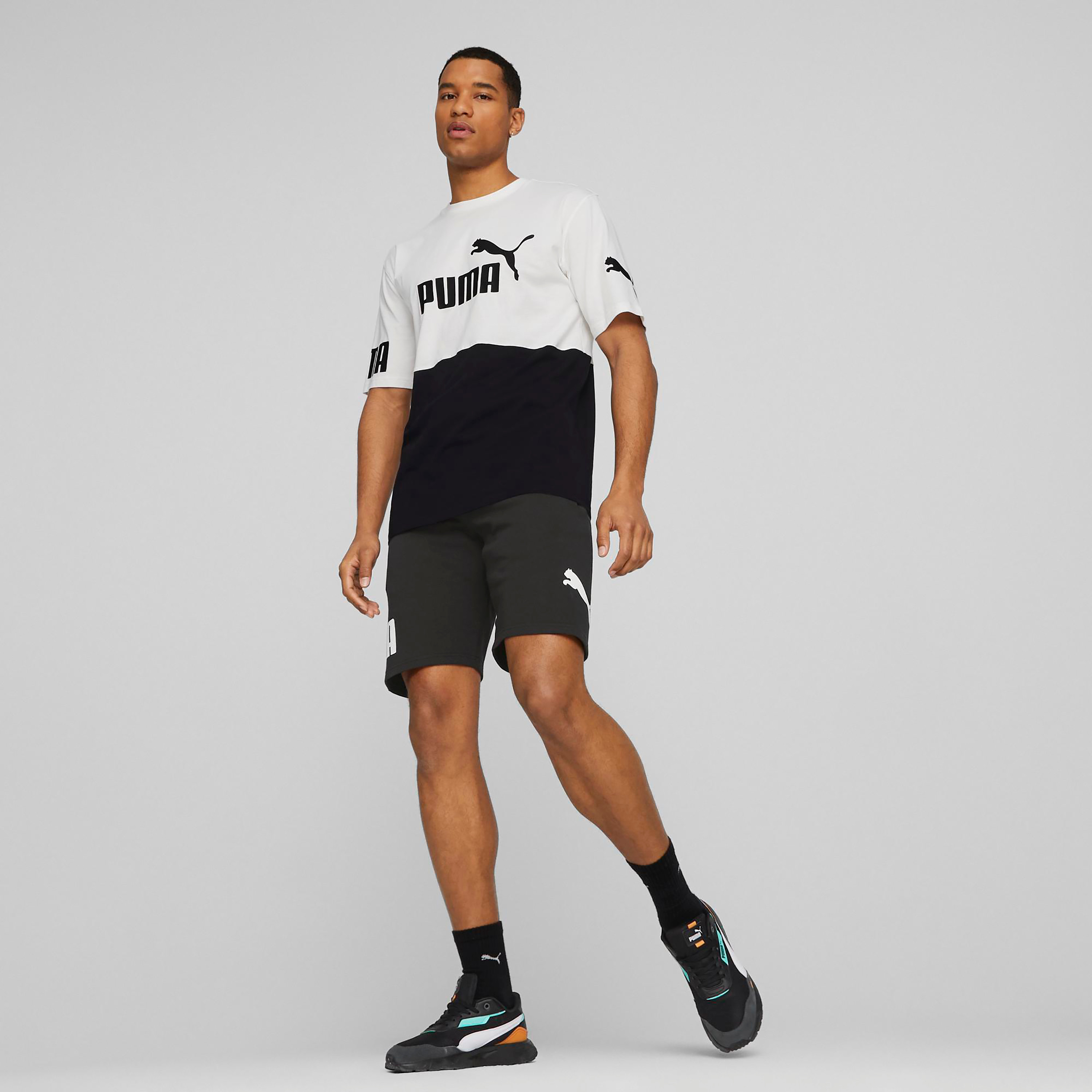 تي شيرت من بوما باور كولور بلوك للرجال 67332102-men-clothing-sportswearandactivewear-tshirtsandpolos-image-2
