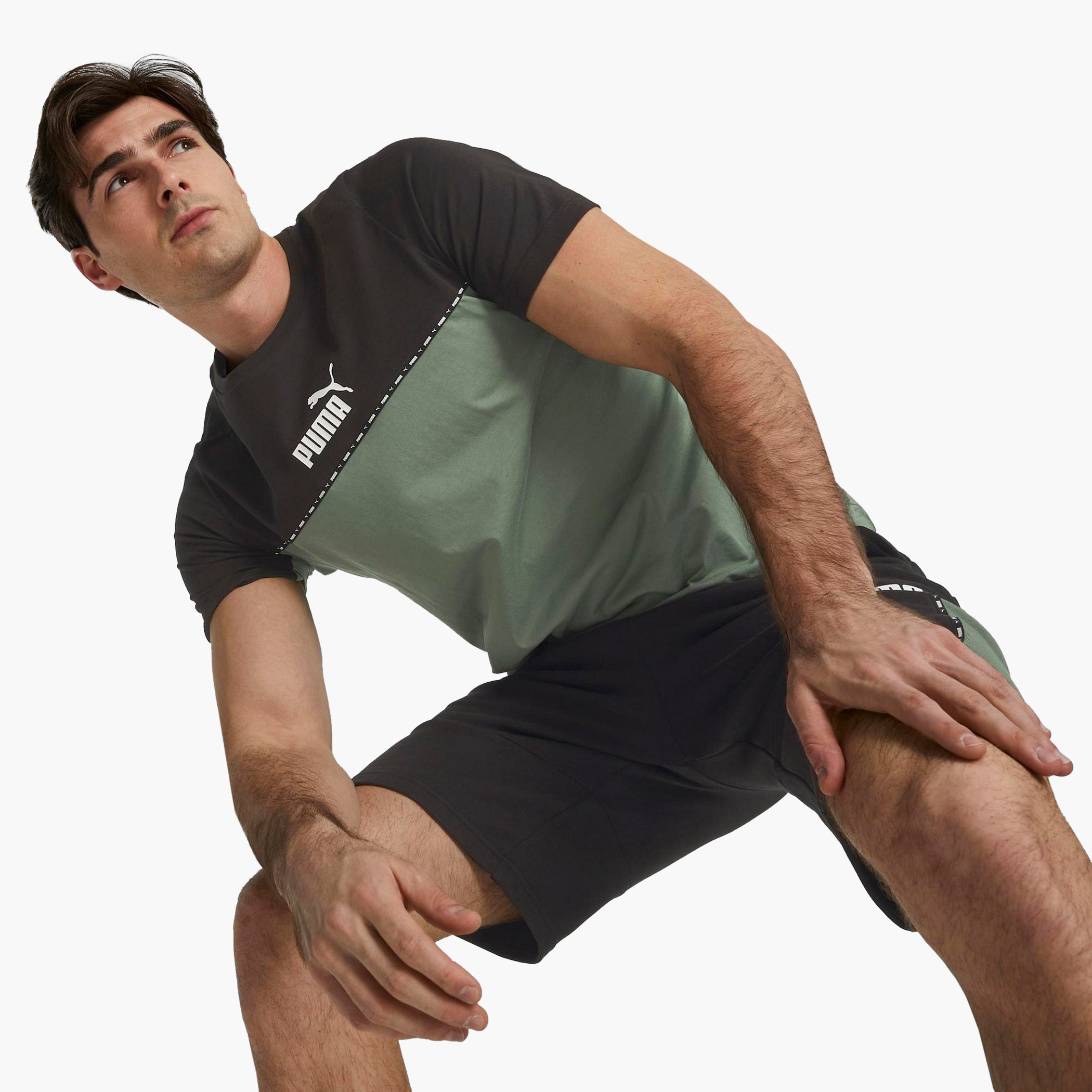 تي شيرت من بوما إسنشيال بلوك اكس تيب للرجال | 673341-men-clothing-sportswearandactivewear-tshirtsandpolos-image-2