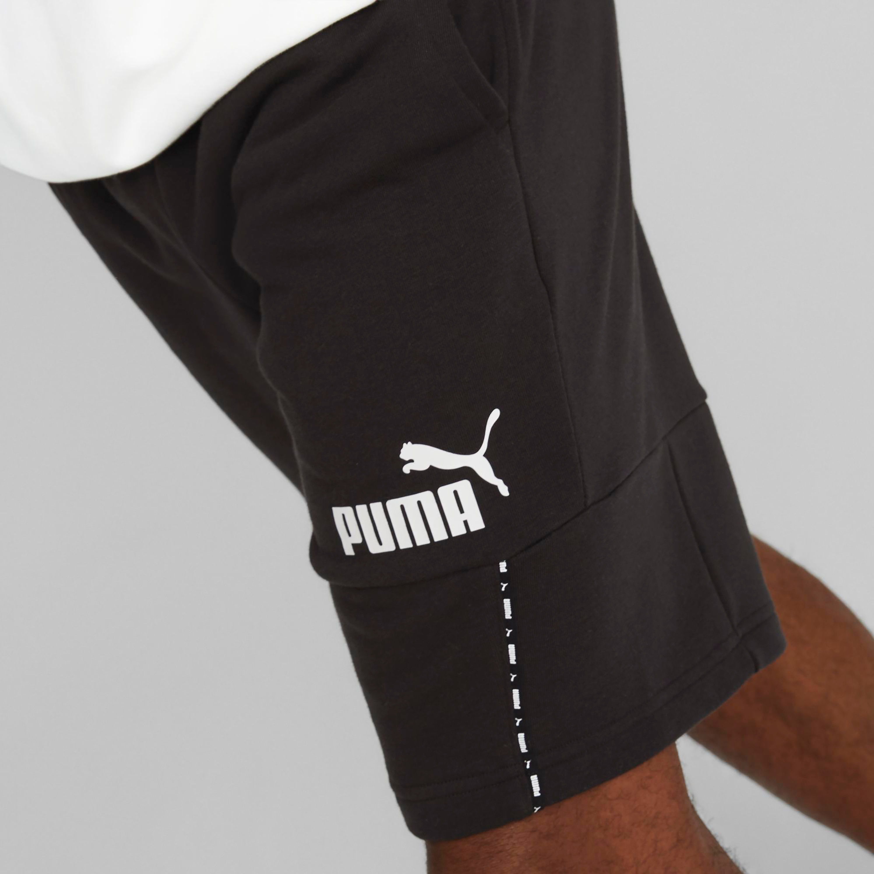 Puma Essential Block X Tape Men Shorts 67334401-men-clothing-bottoms-shorts-image-3