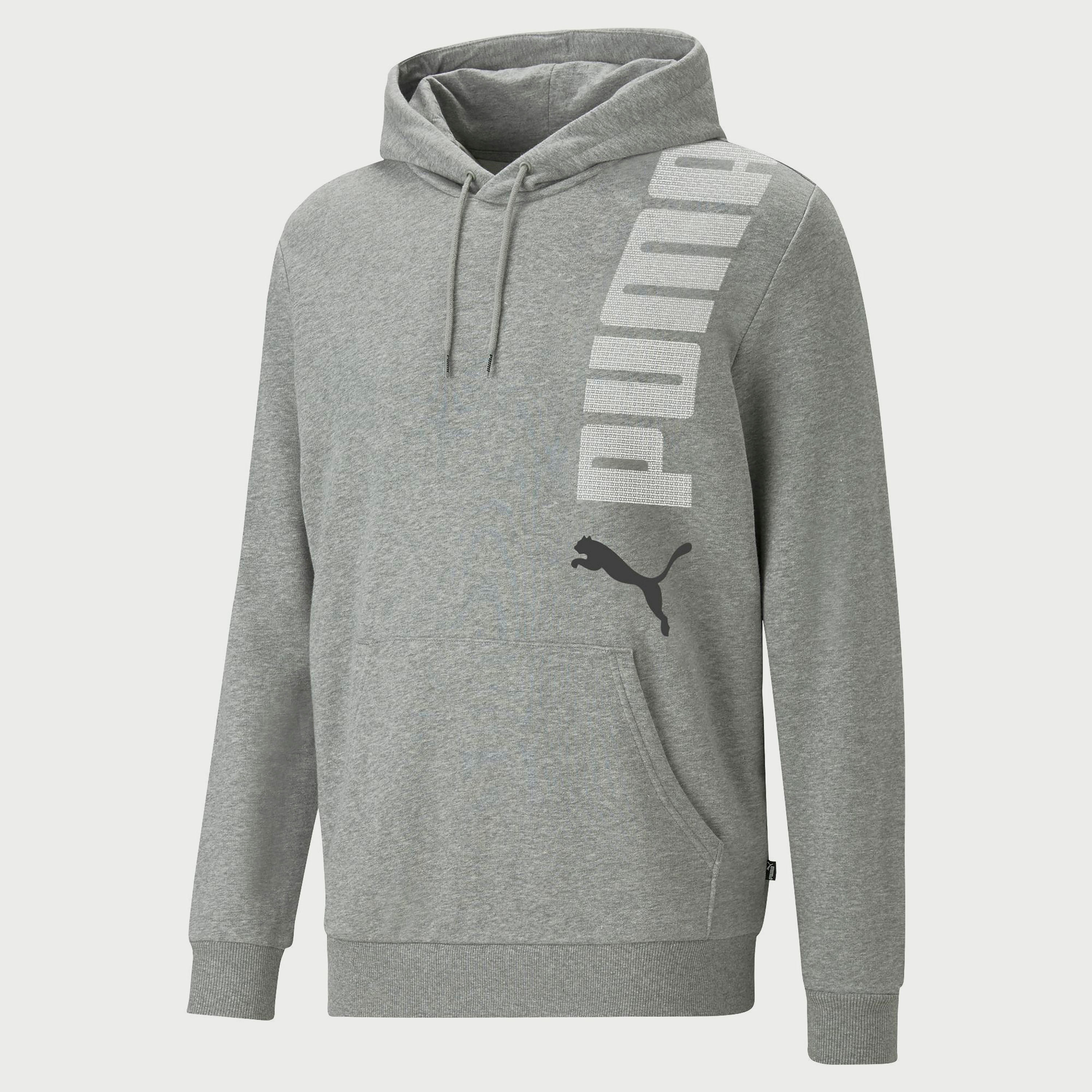 Puma grey hoodie outlet mens