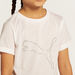 PUMA Logo Print Crew Neck T-shirt with Short Sleeves-T Shirts-thumbnailMobile-2