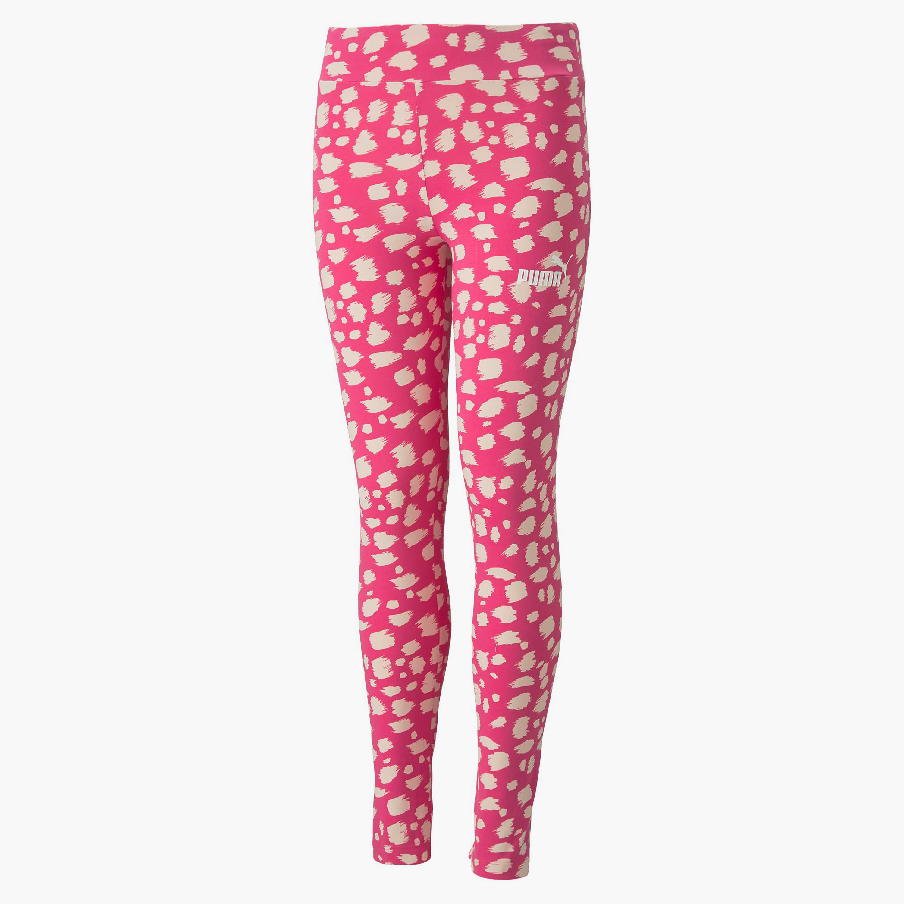 بنطلون ضيق من بوما إسنشيال أنيمال أوب للأطفال 67351964-girls-clothing-sportswear-bottoms-image-1