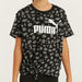 PUMA All-Over Animal Print T-shirt with Knot Detail-Tops-thumbnail-2