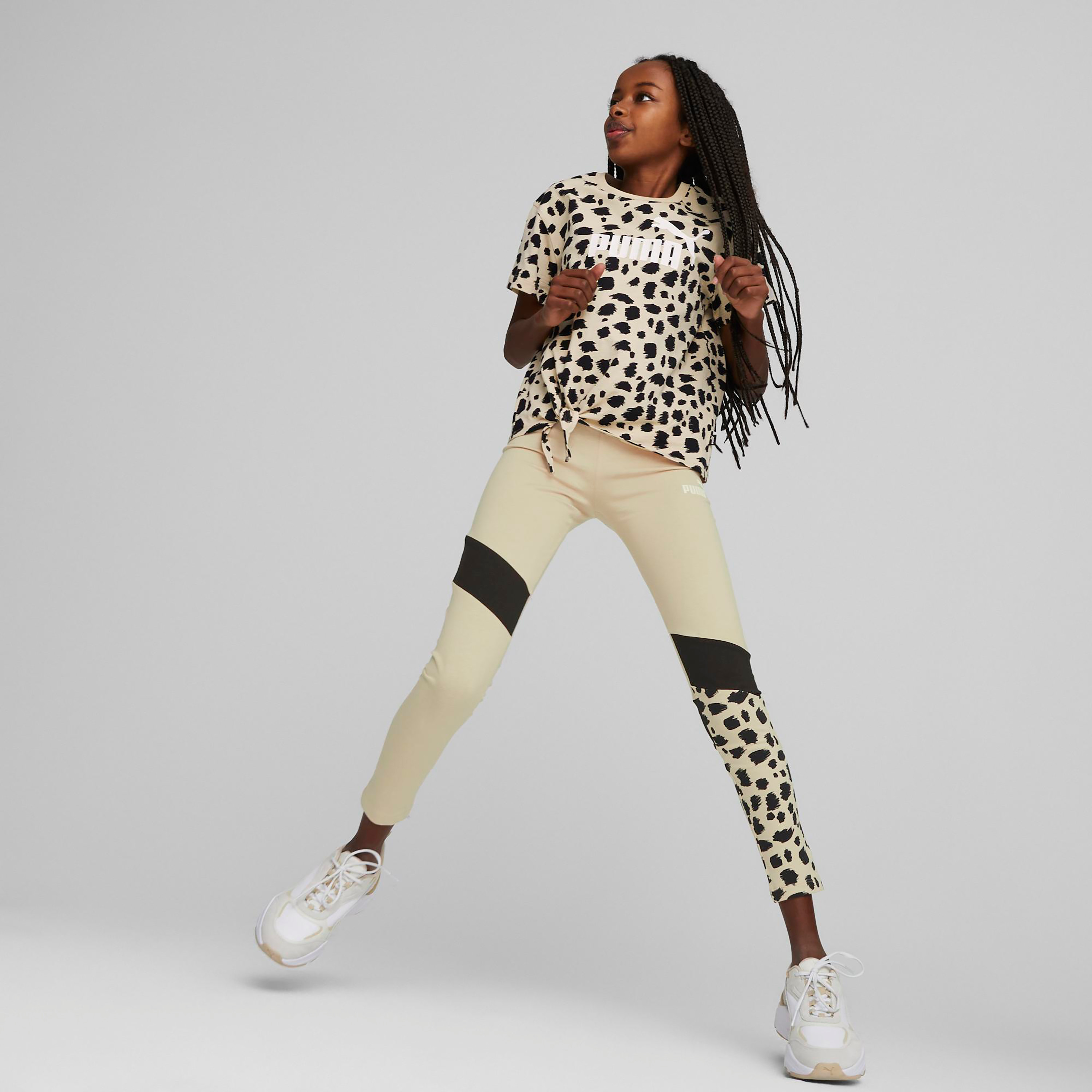 تي شيرت من بوما إيسينشال أنيمال آوب نوتيد للأطفال 67352301-sports-girls-clothing-tops-image-7