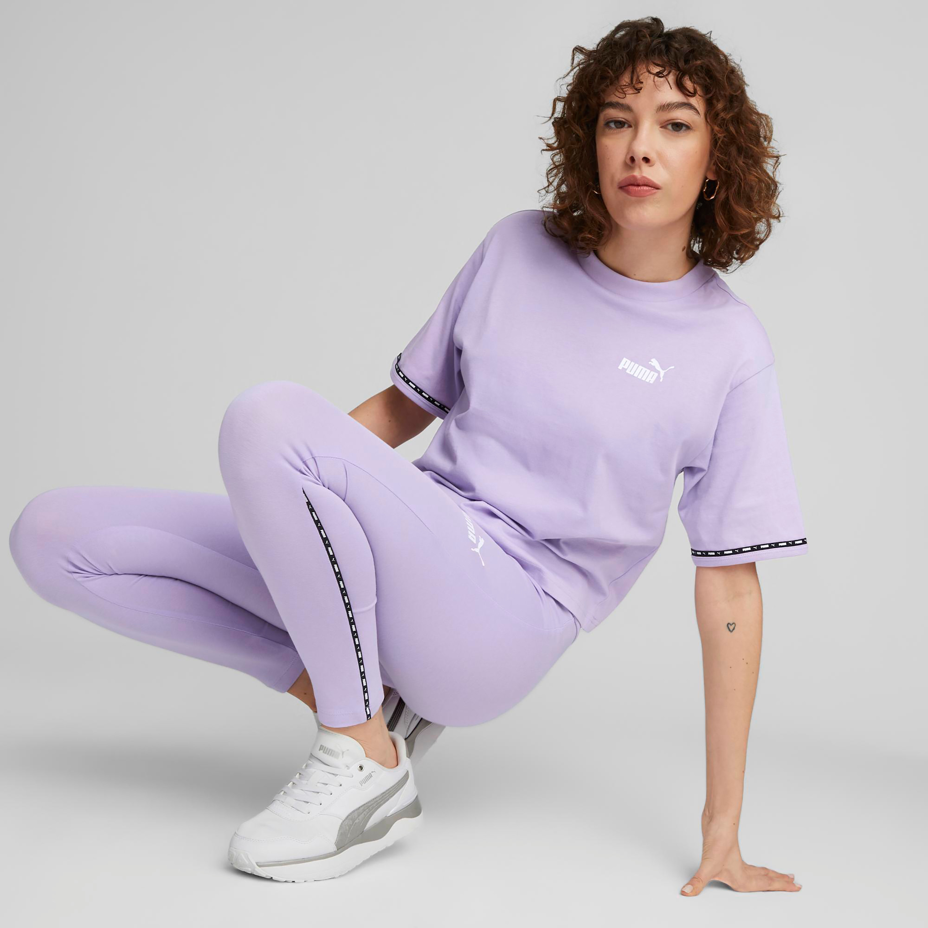 تي شيرت بوما باور تيب للنساء 67362601-sports-women-clothing-tshirtsandvests-image-6