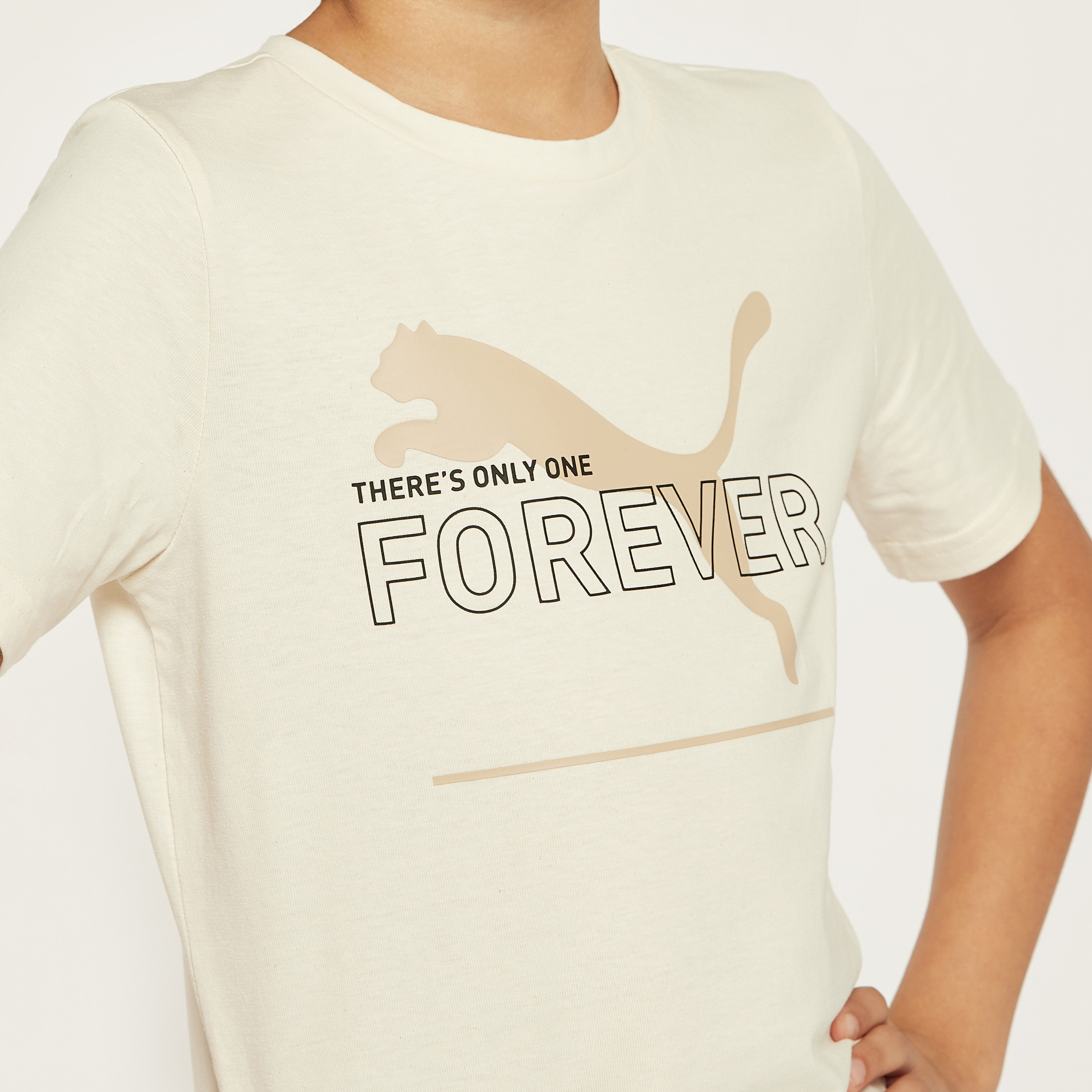 PUMA Graphic Print Crew Neck T-shirt with Short Sleeves-boys-clothing-tshirtsandpolos-image-3