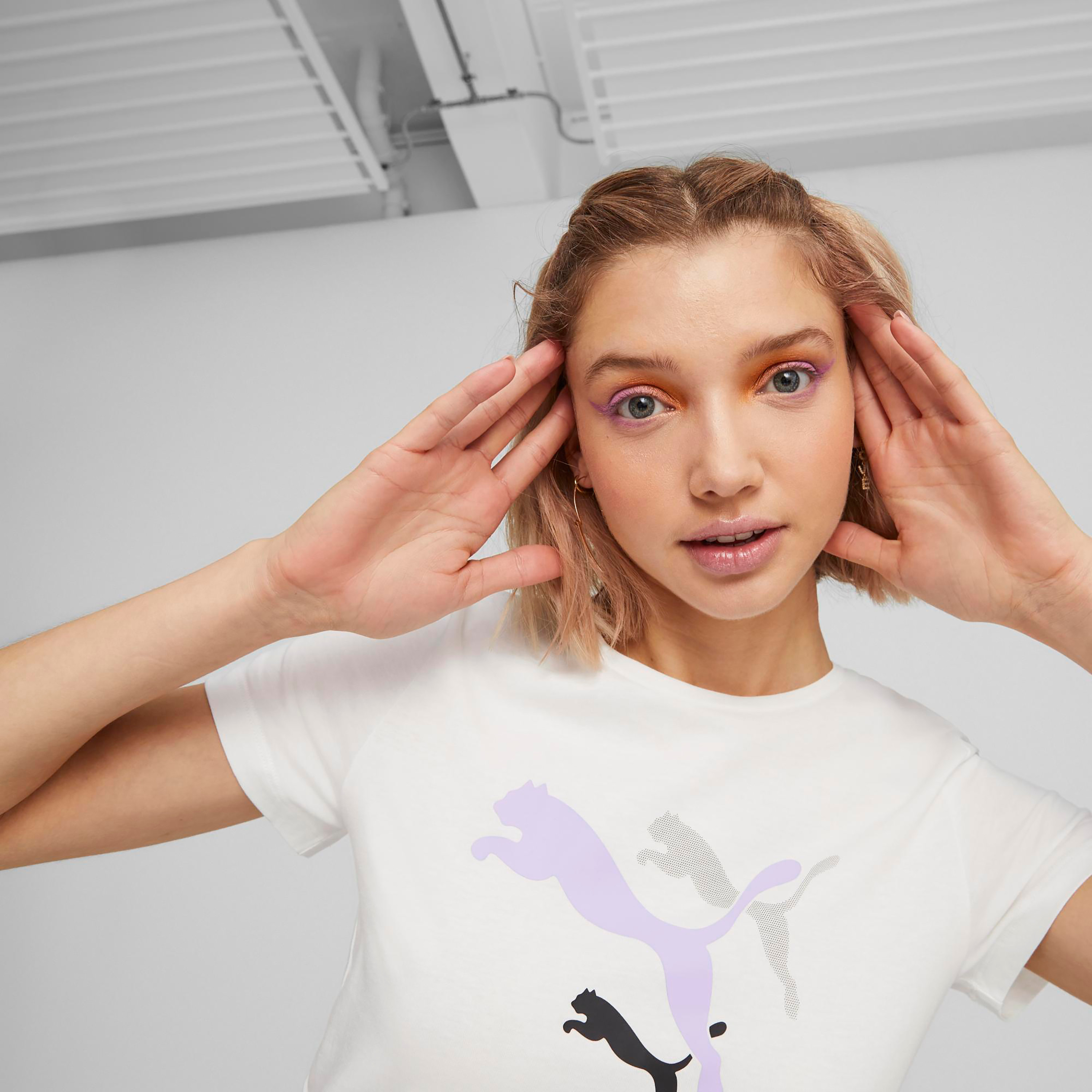 تي شيرت من بوما إسنشيال لوجو باور للنساء  67367701-women-clothing-tshirts-image-8
