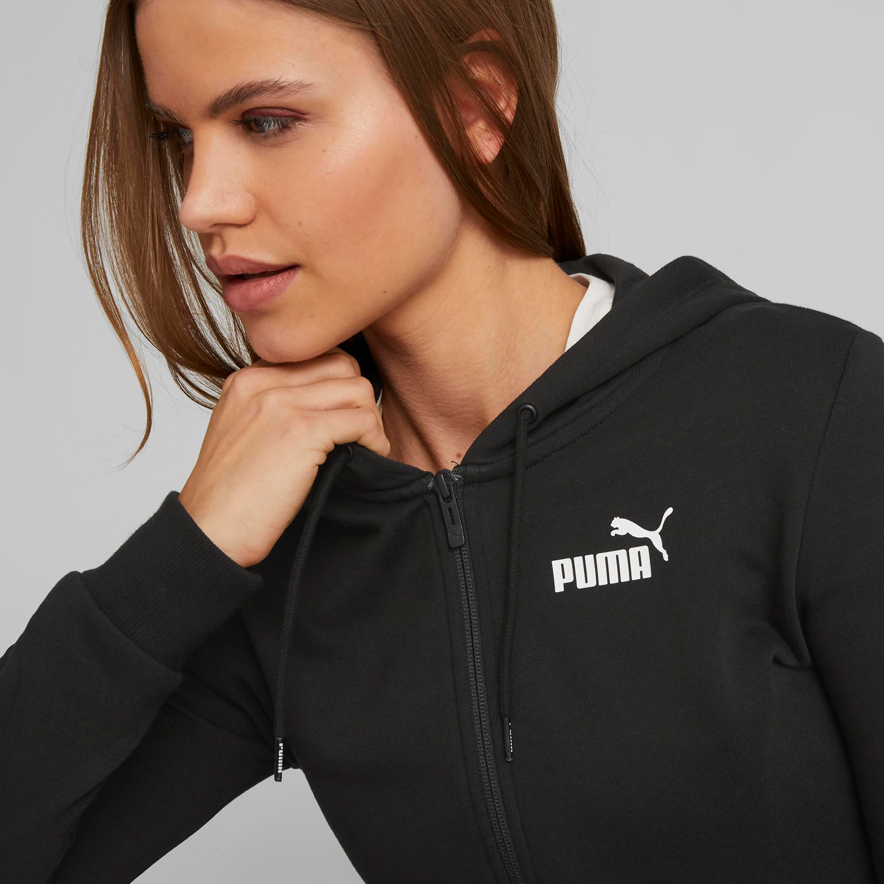 هودي من بوما باور تيب للنساء بسحّاب كامل 67422601-sports-women-clothing-hoodiesandsweatshirts-image-3