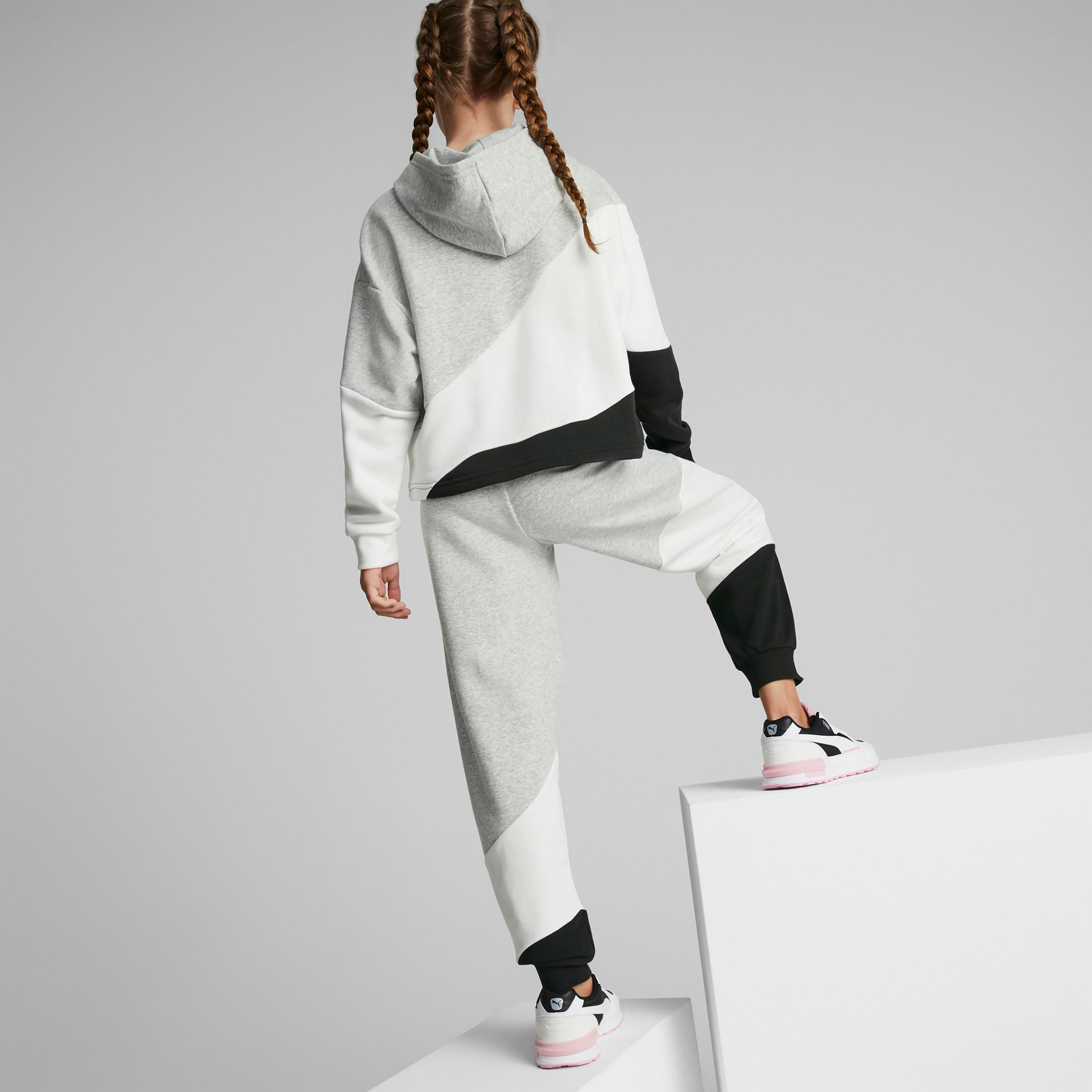 Puma Power Cat High Waist Pants Kids Pants 67426604-girls-clothing-sportswear-bottoms-image-4